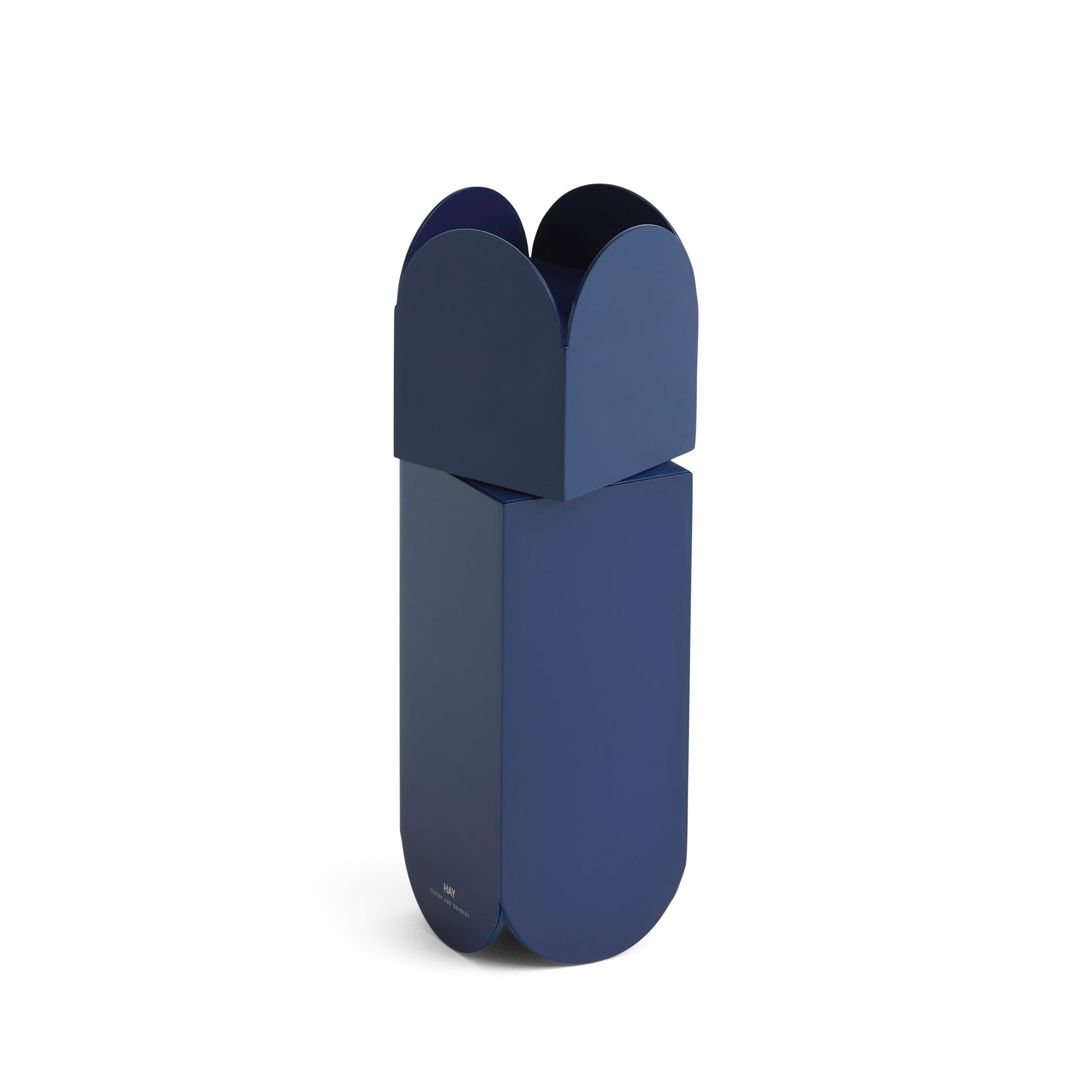 HAY Arcs Stainless Steel Salt and Pepper Grinder - Dark Blue