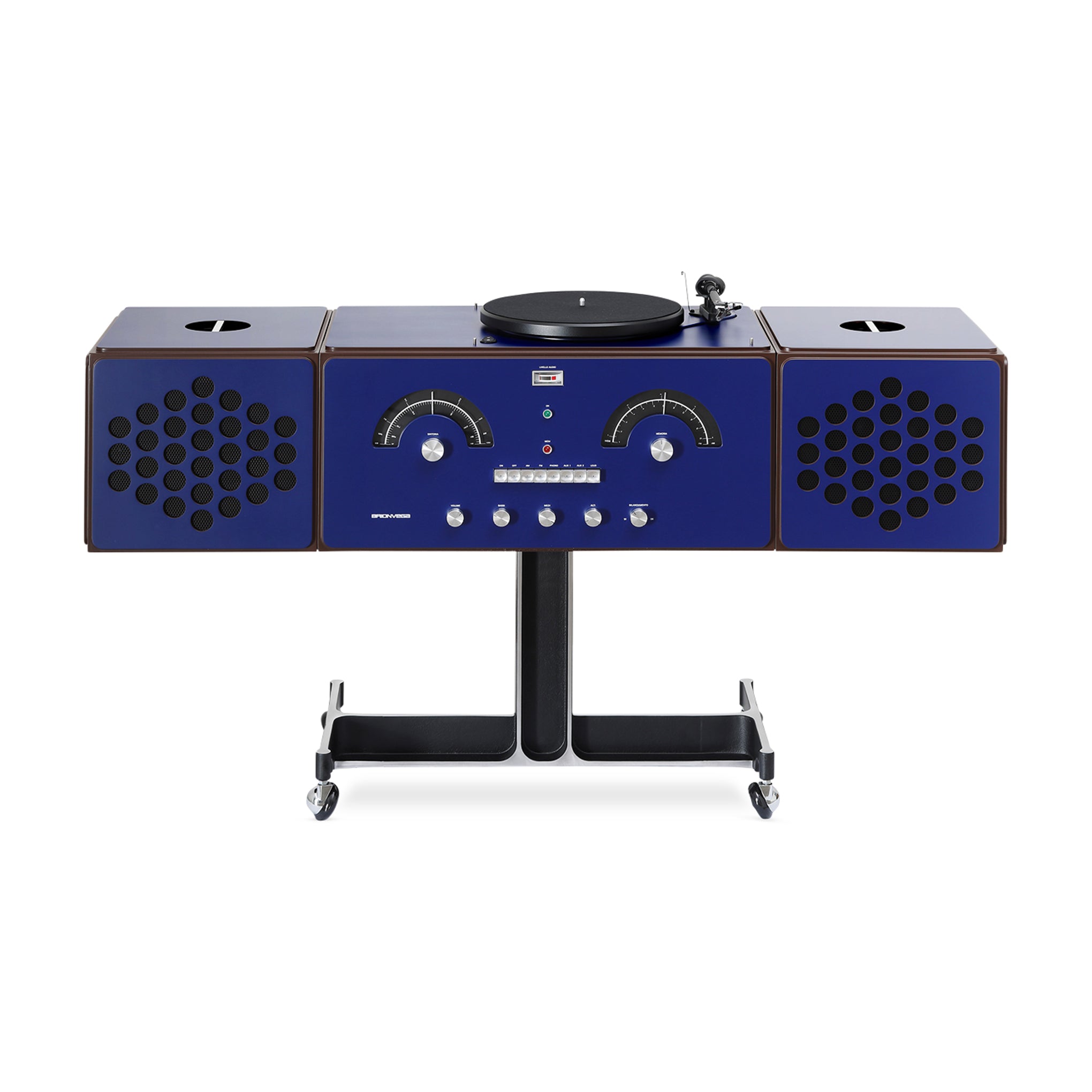 Brionvega Radiofonografo Retro AM/FM Radio & Turntable – Handcrafted in Italy