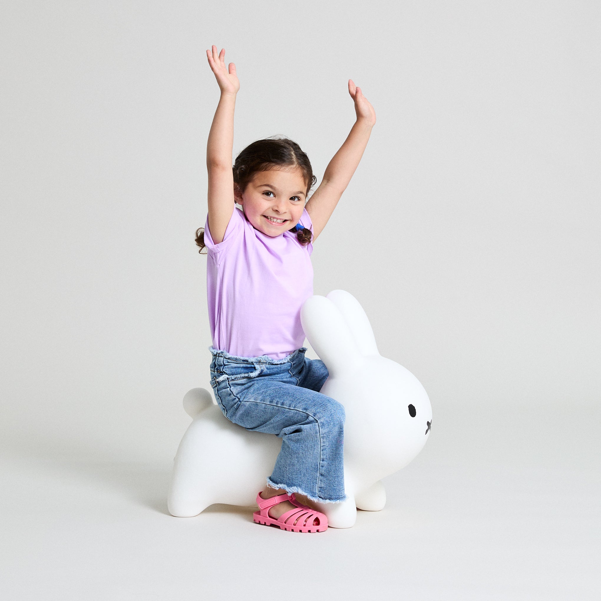 Bonbon Bunny Inflatable Ride-On Bouncer for Kids