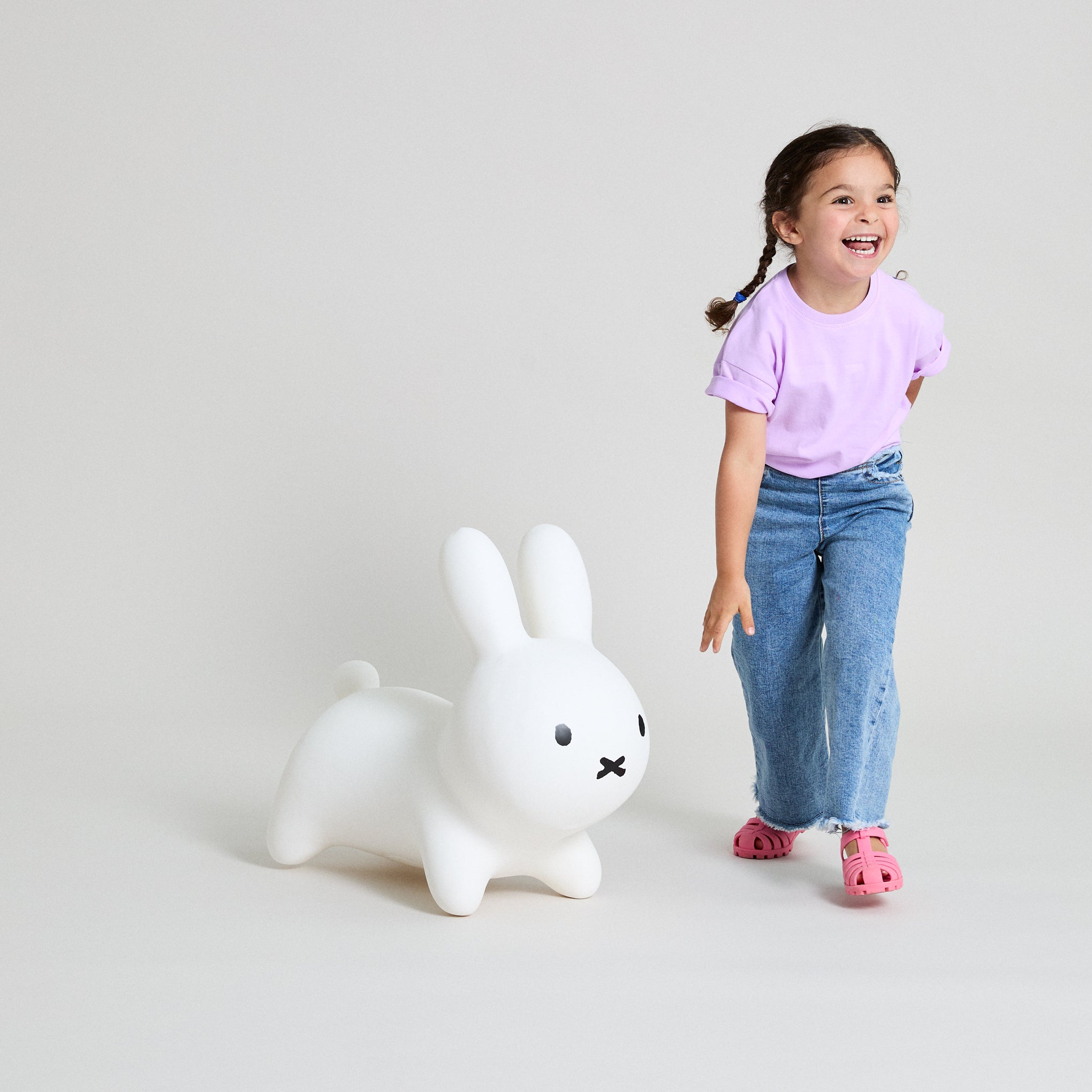 Bonbon Bunny Inflatable Ride-On Bouncer for Kids