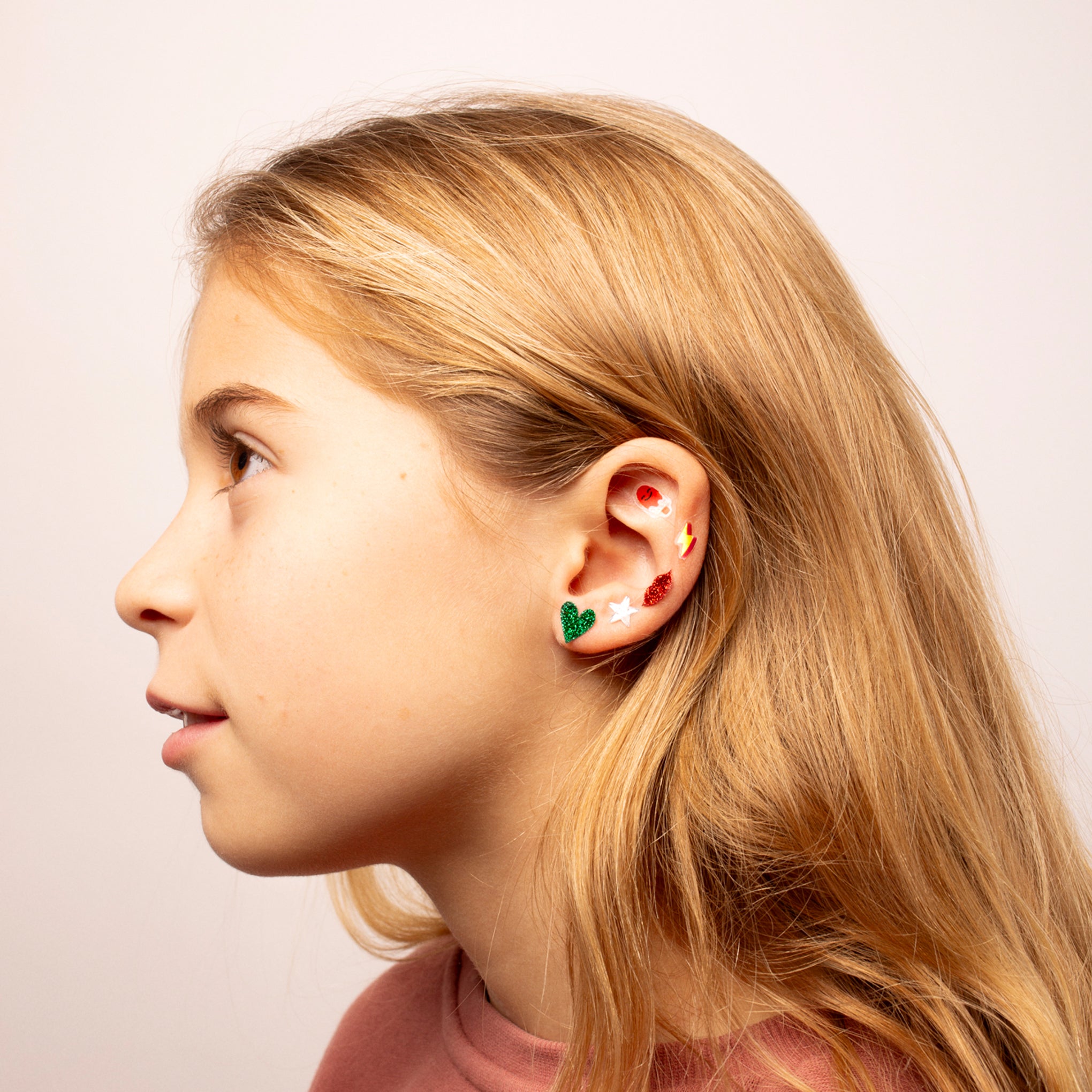 Kids Kawaii Sticker Earrings - 104 Fun Peel & Press Designs (Ages 3+)