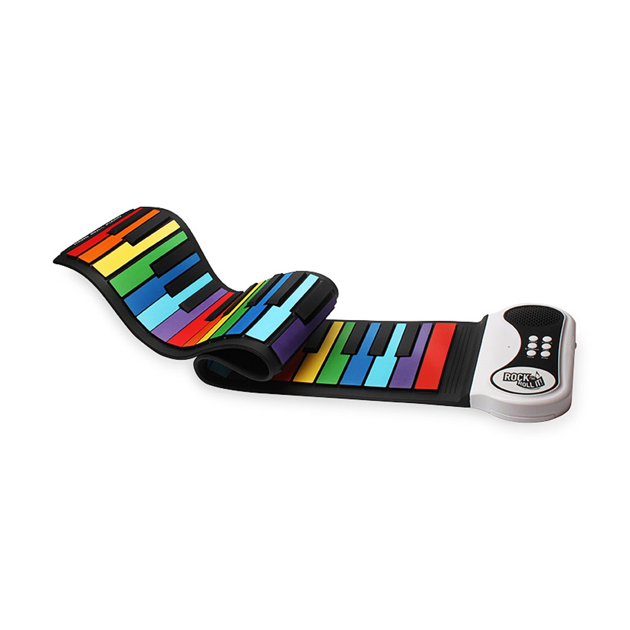 Portable Roll-Up Piano Keyboard - 49 Keys, USB/Battery Powered