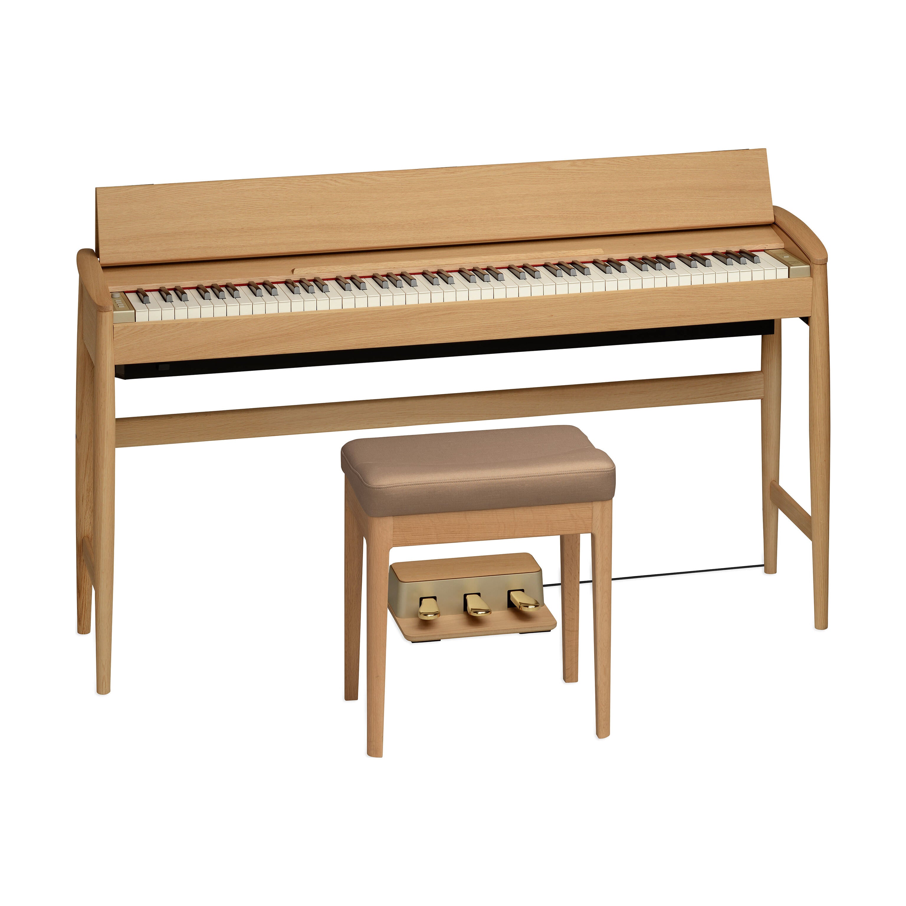 Roland Kiyola Oak Wood Digital Piano with Bluetooth & Ivory Keys