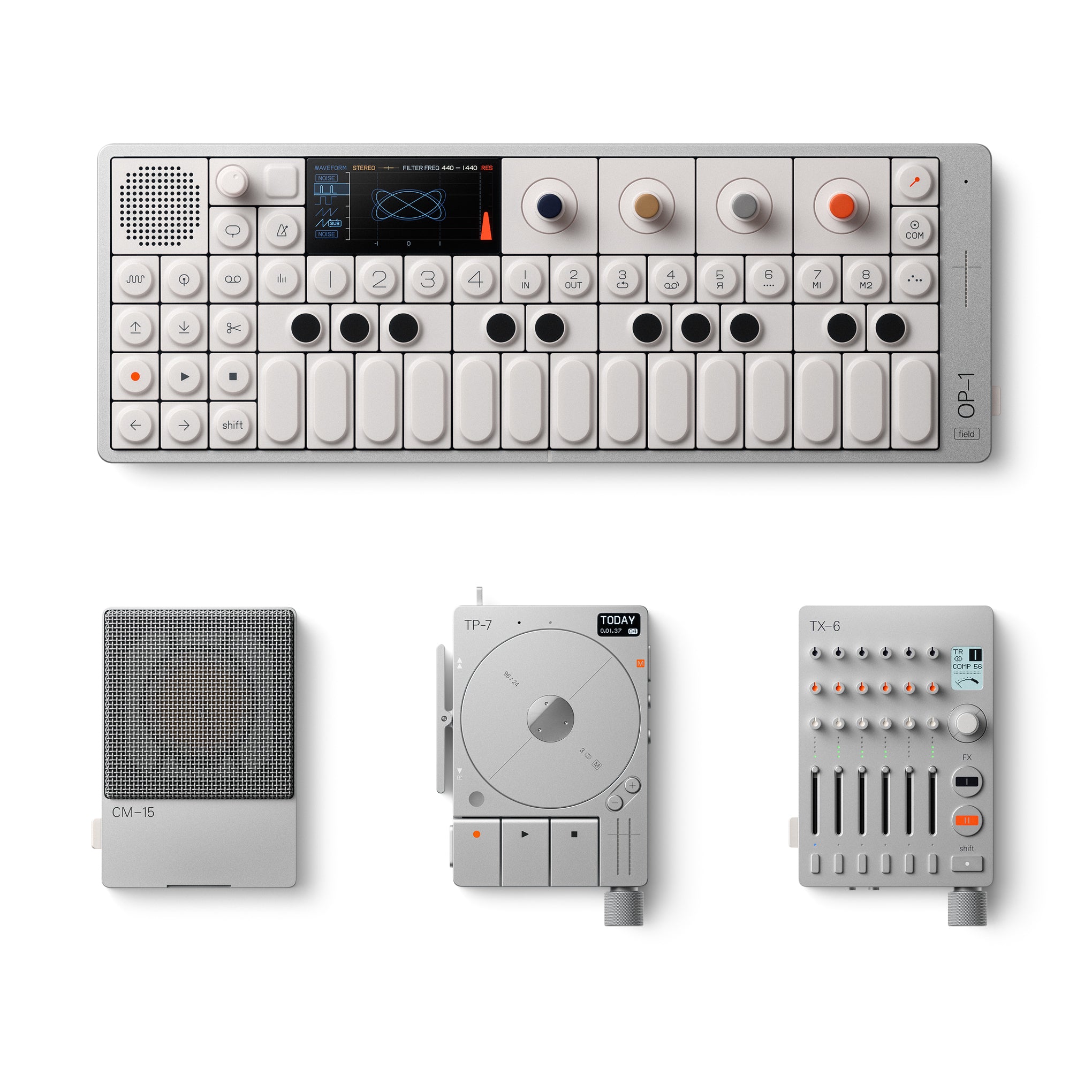 Teenage Engineering TP-7 Portable Audio Recorder with 128GB Storage