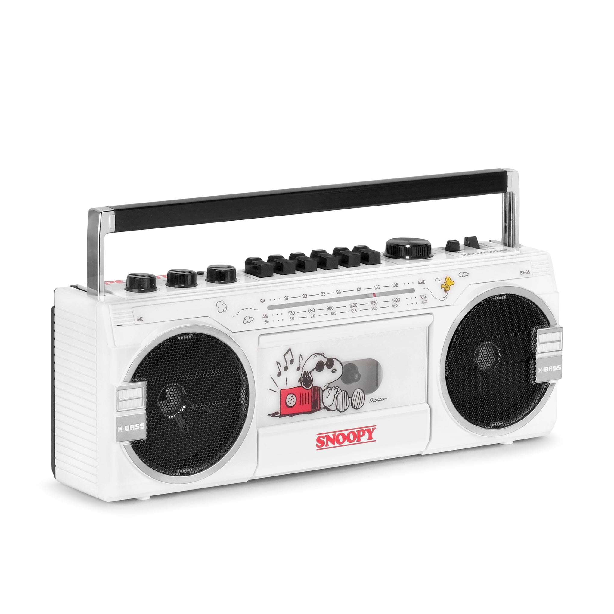 Retrospekt Snoopy Bluetooth Boombox with Cassette Player