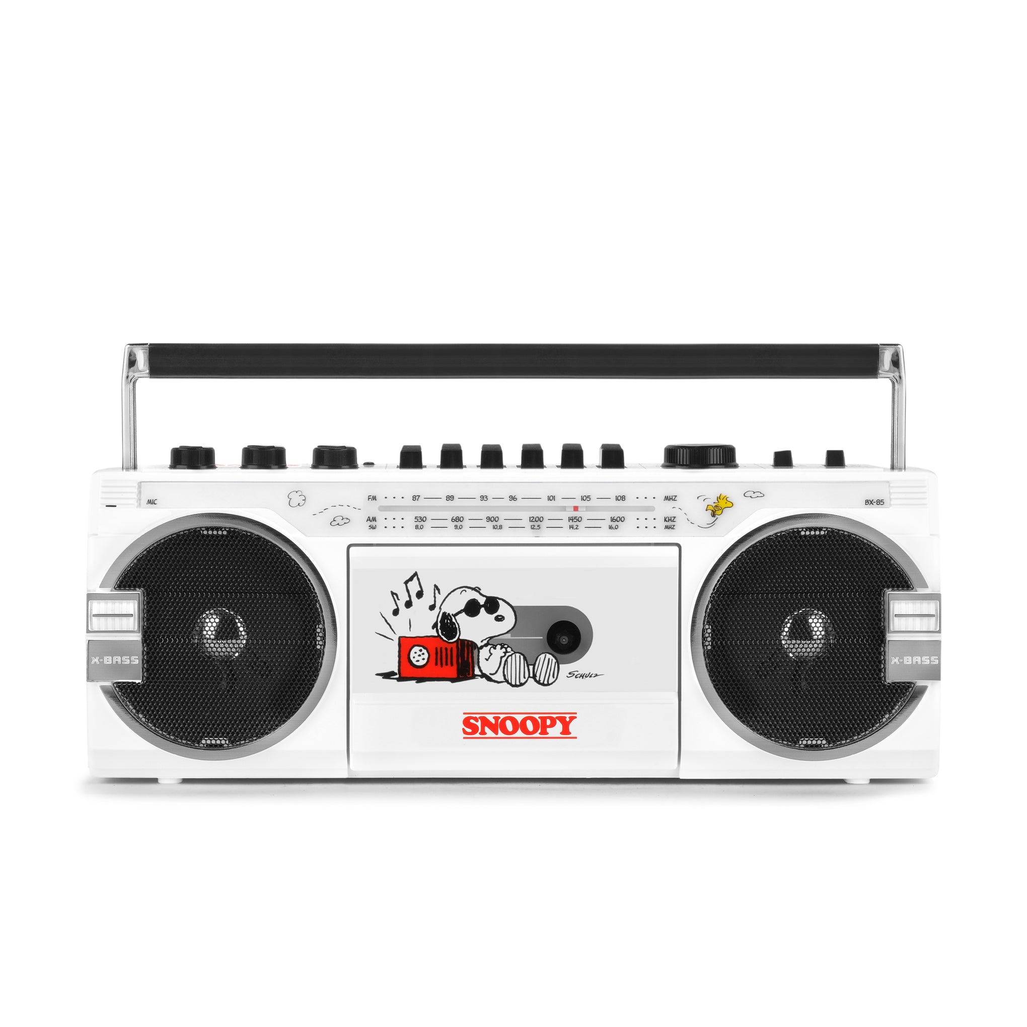 Retrospekt Snoopy Bluetooth Boombox with Cassette Player