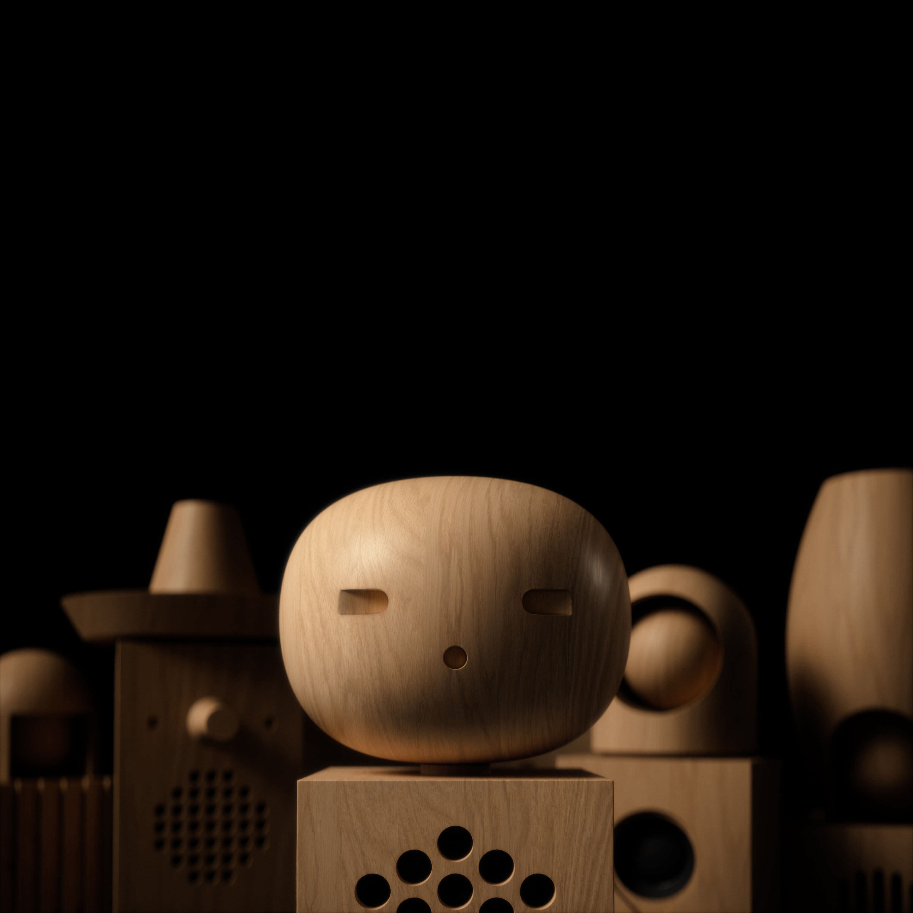 Teenage Engineering Bluetooth Choir Doll – MIDI-Controlled Wooden Singing Figure