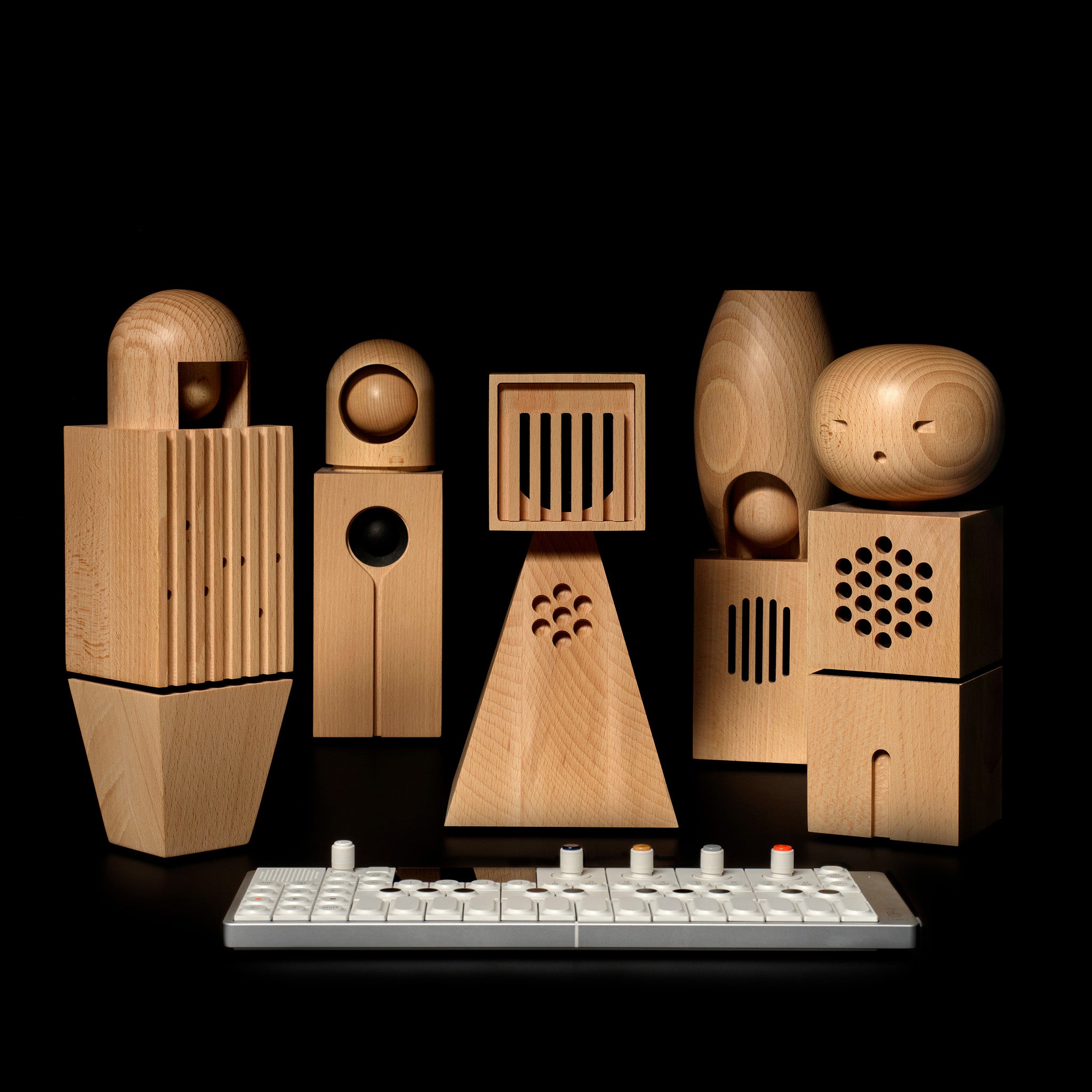 Teenage Engineering Bluetooth Choir Doll – MIDI-Controlled Wooden Singing Figure