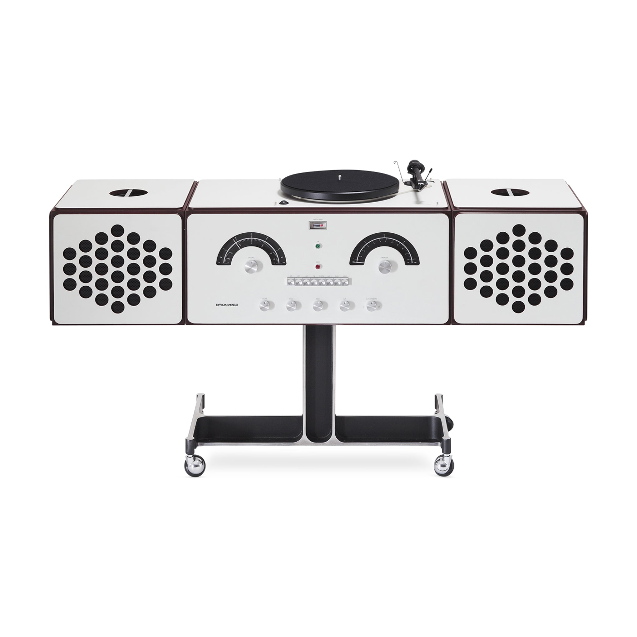 Brionvega Radiofonografo Retro AM/FM Radio & Turntable – Handcrafted in Italy