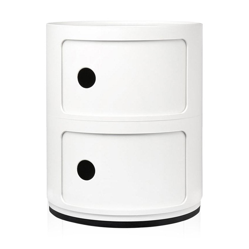 Kartell Componibili 2-Tier White Modular Storage Unit