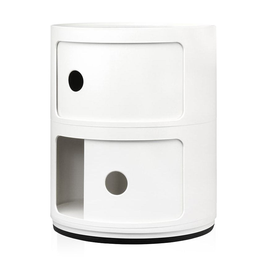 Kartell Componibili 2-Tier White Modular Storage Unit