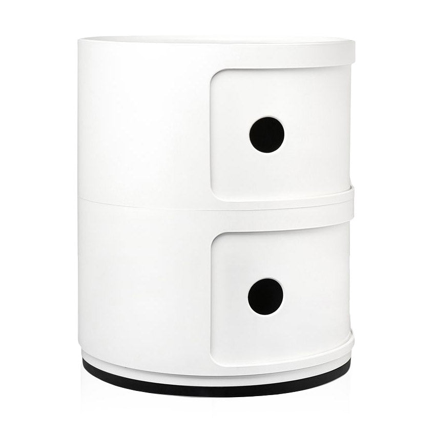 Kartell Componibili 2-Tier White Modular Storage Unit