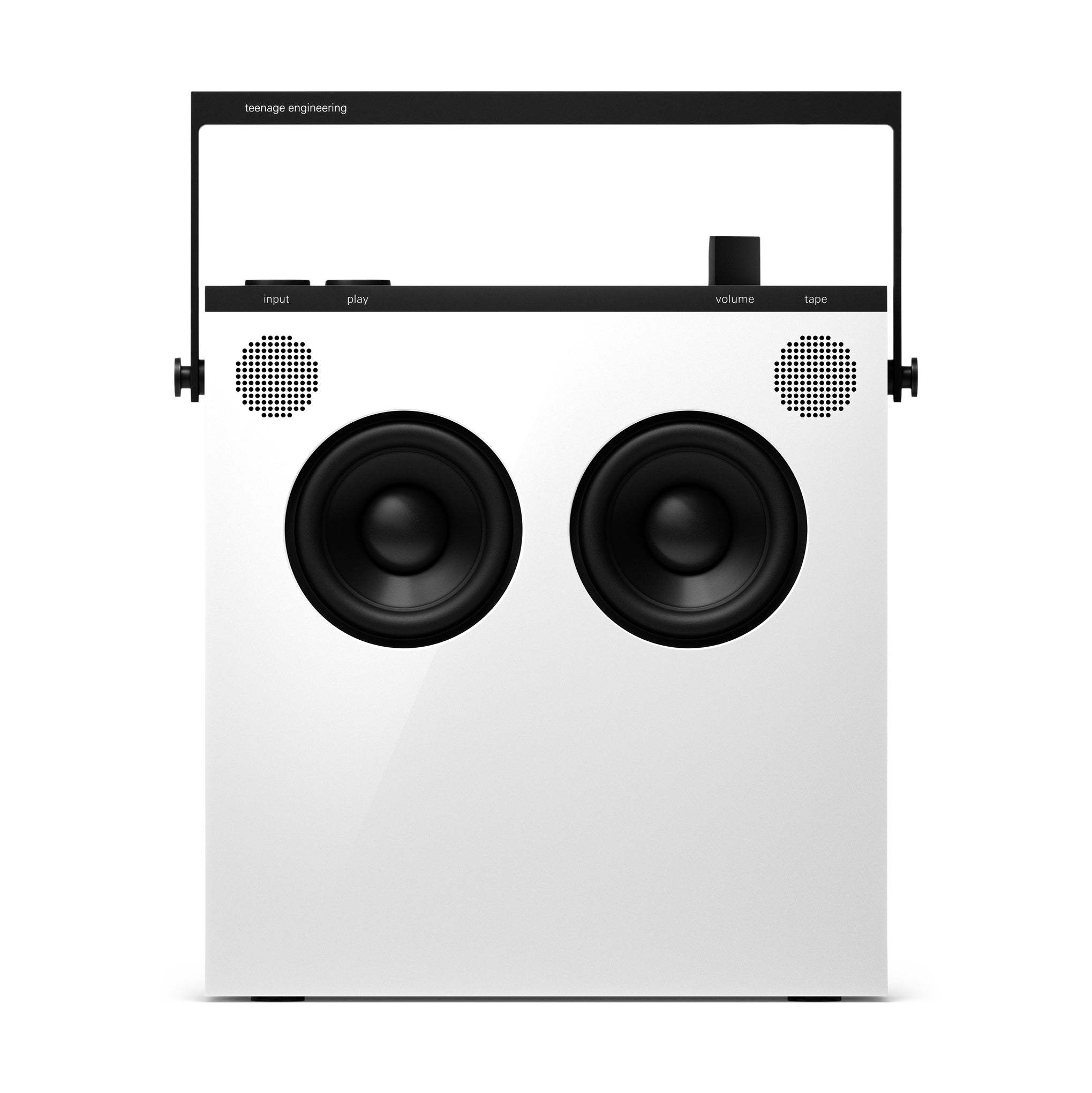 Teenage Engineering OB-4 Bluetooth Speaker with FM Radio & DJ Effects - White