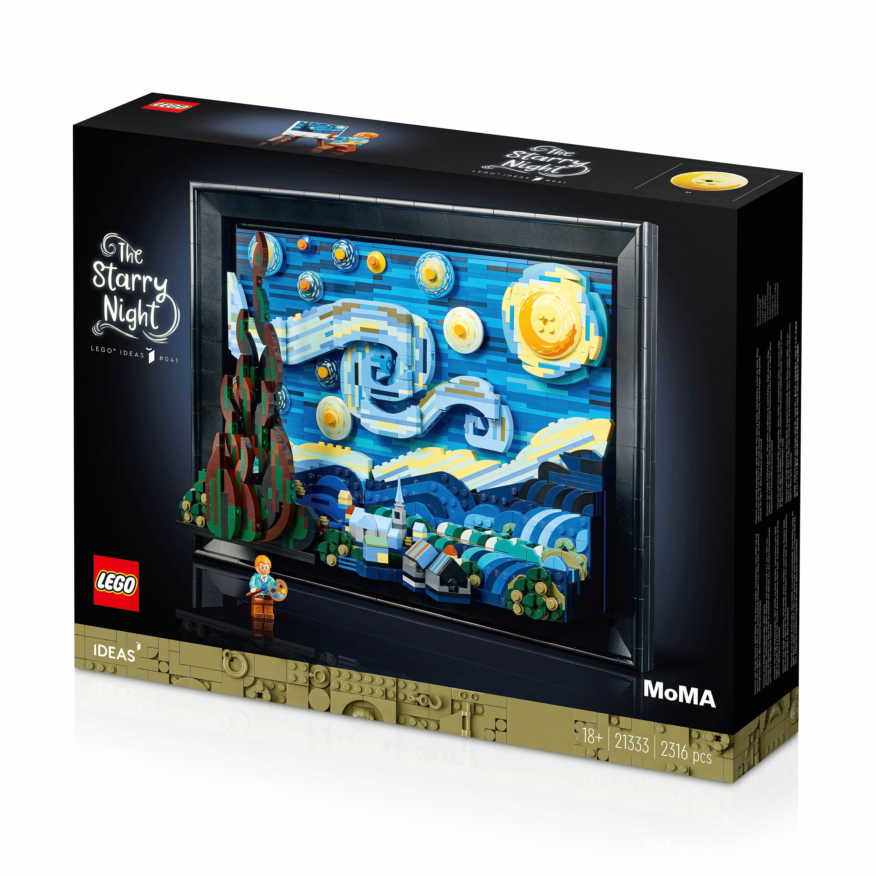 LEGO Ideas The Starry Night Building Set with Van Gogh Minifigure