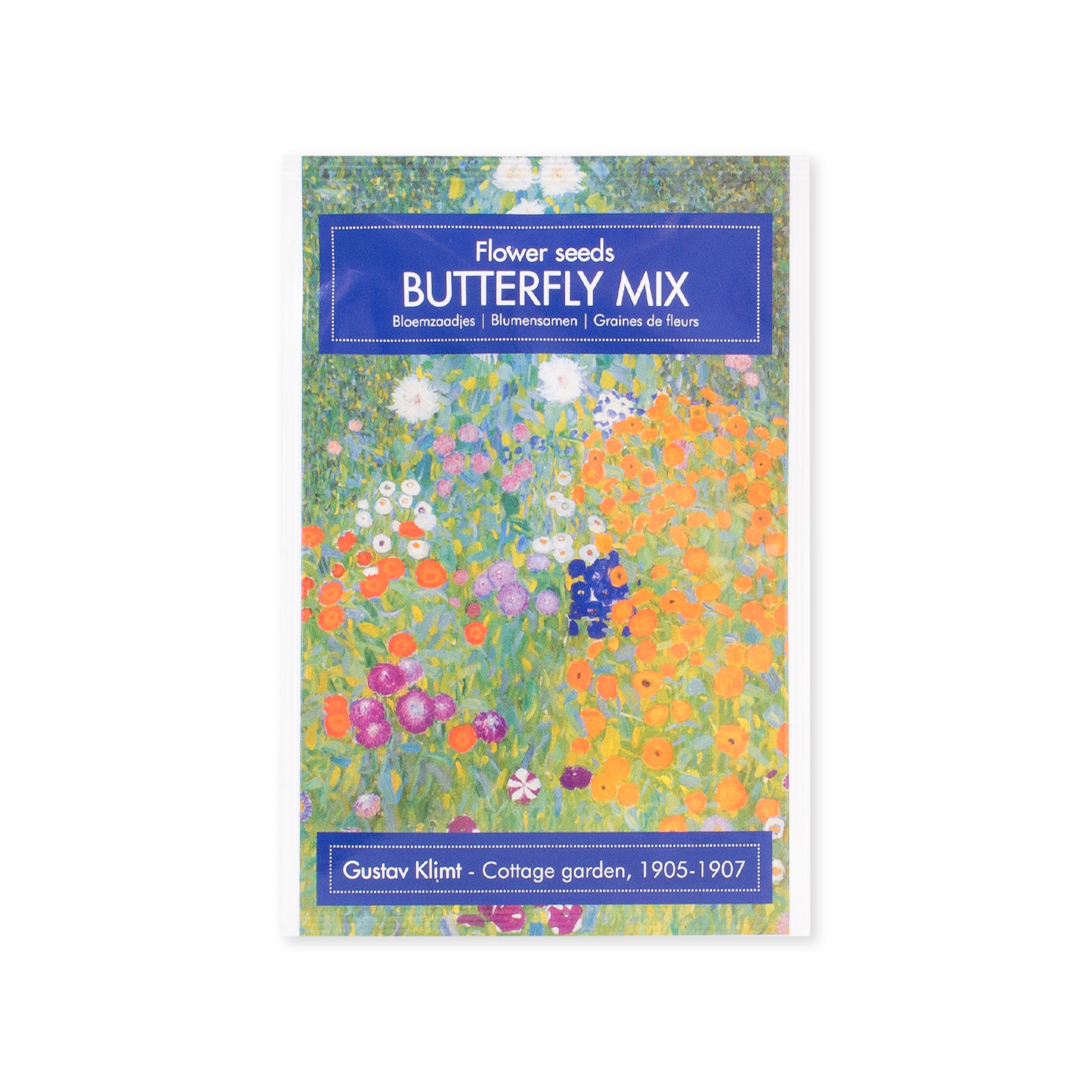 MoMA Klimt Butterfly Flower Seed Postcard