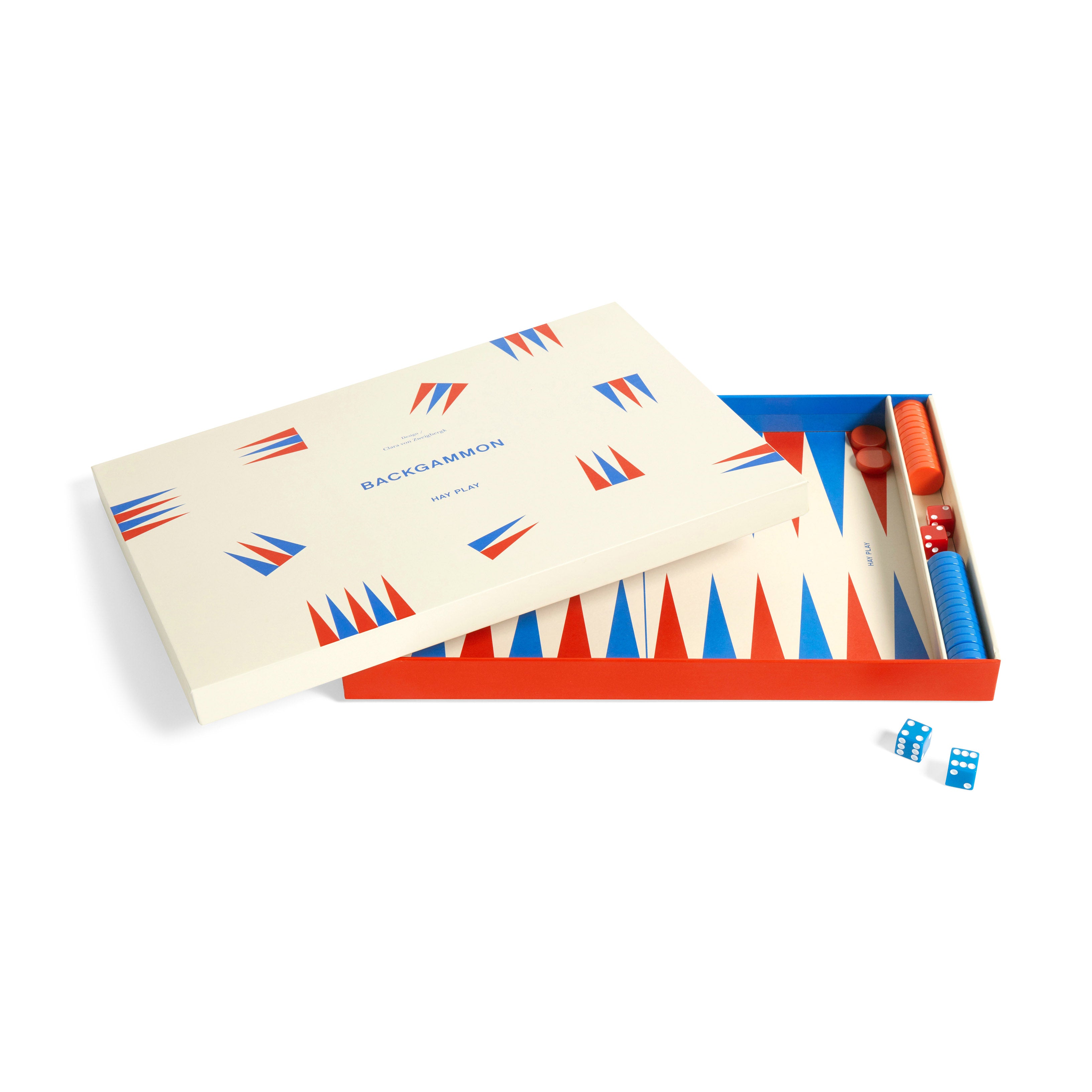 HAY PLAY Family Backgammon Set with Colorful Design