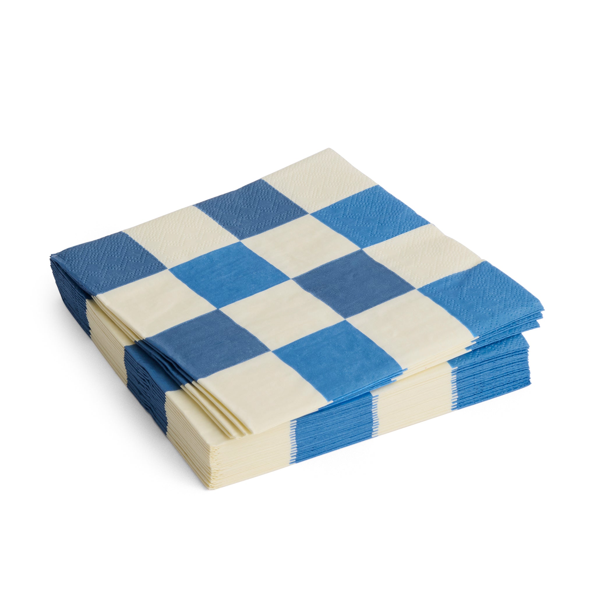 HAY Blue Disposable Napkins - Set of 20 - Eco-Friendly Tissue