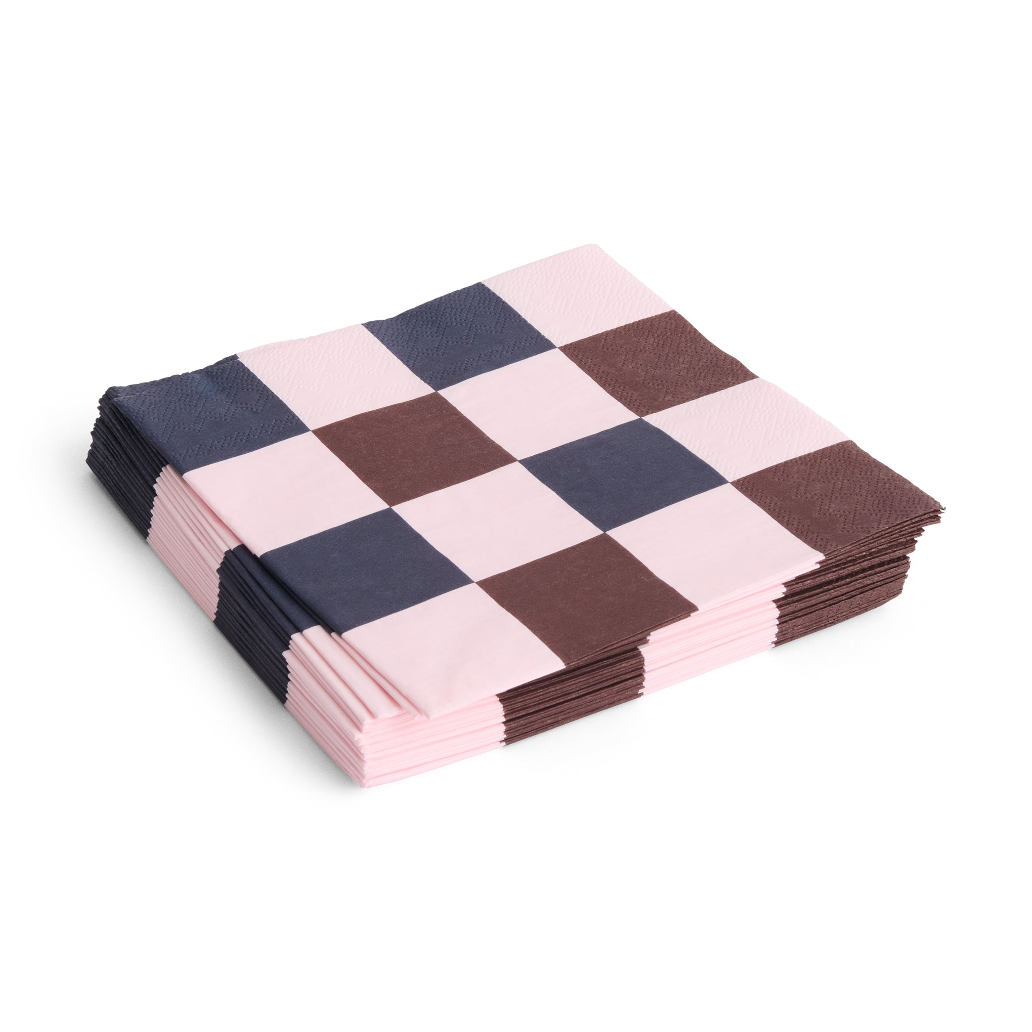 HAY Pink Patterned Disposable Napkins - Eco-Friendly Set of 20