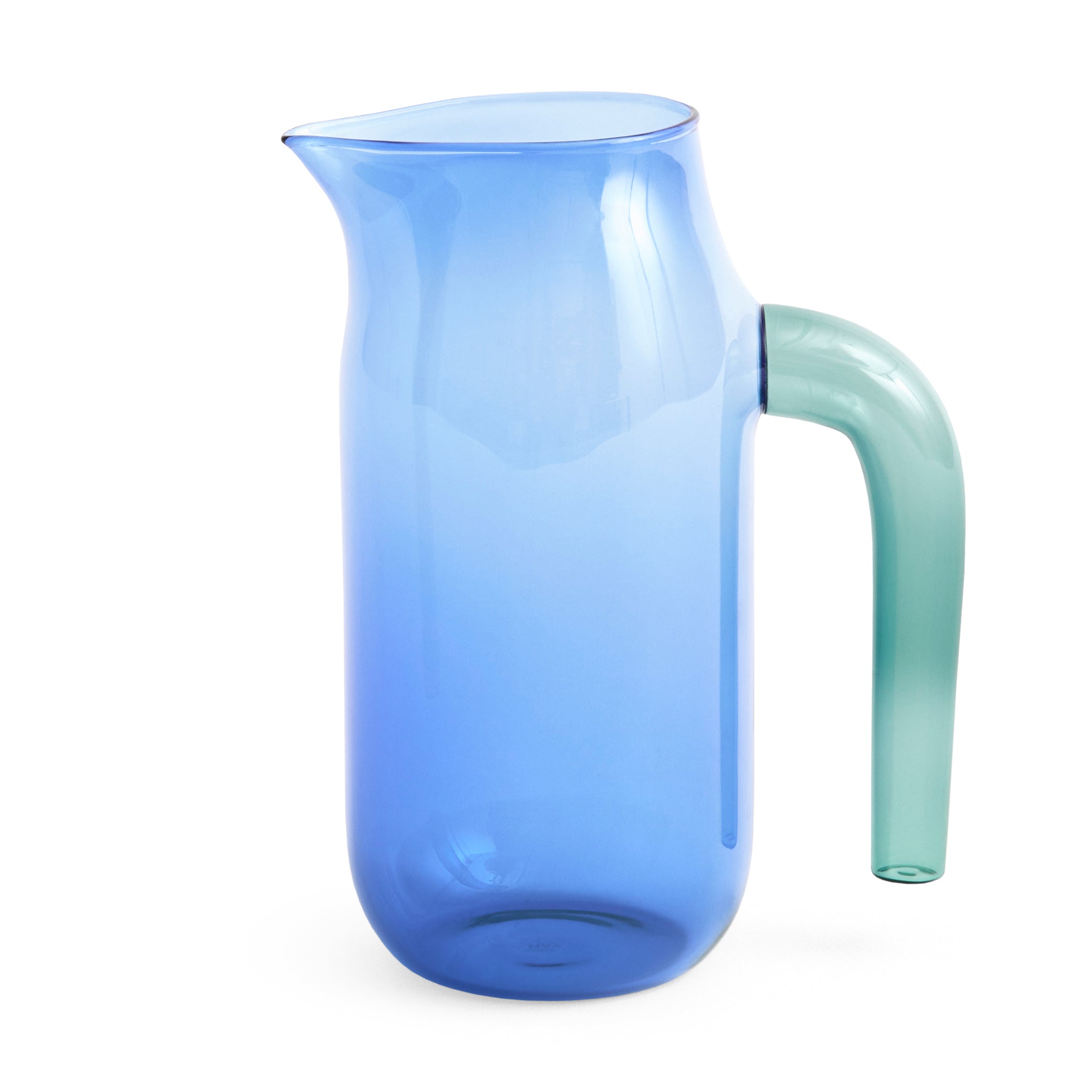 HAY Blue Borosilicate Glass Jug for Serving - Heat-Resistant