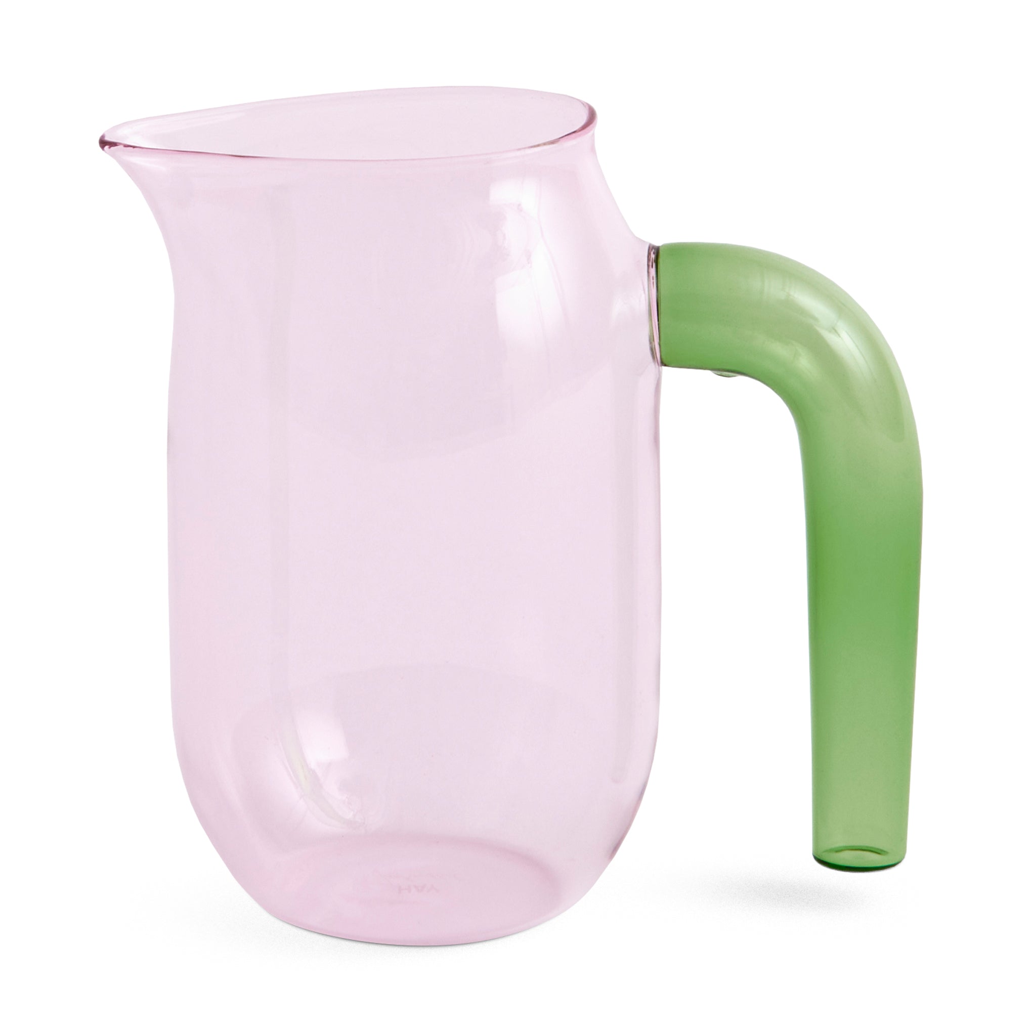HAY Pink Borosilicate Glass Jug - Heat-Resistant Pitcher