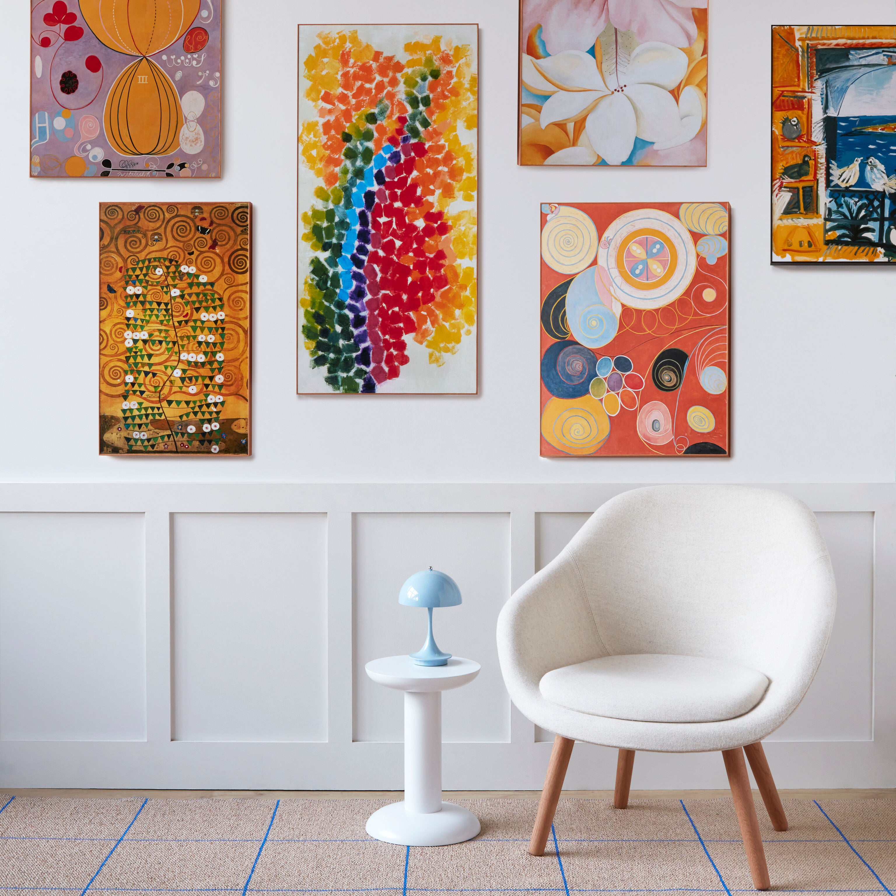 Hilma af Klint Adulthood Framed Art Print – UV Protected & Sustainable Frame