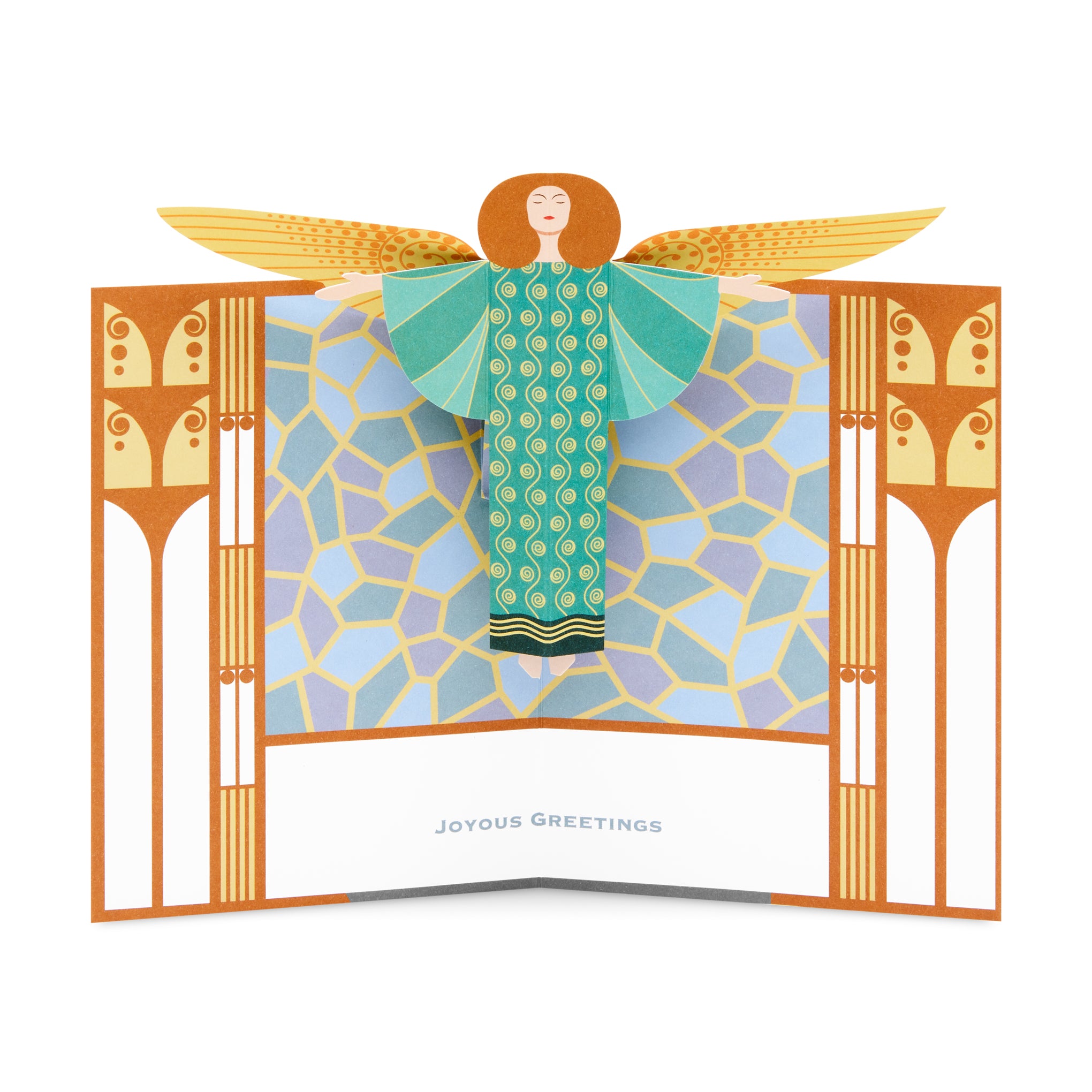 Handcrafted 3D Angel Pop-Up Greeting Cards - Set of 8