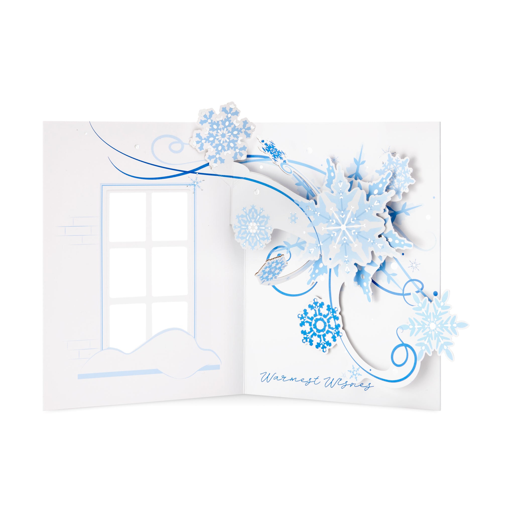 MoMA Winter Holiday Pop-Up Cards - Set of 8 with 3D Foil Designs