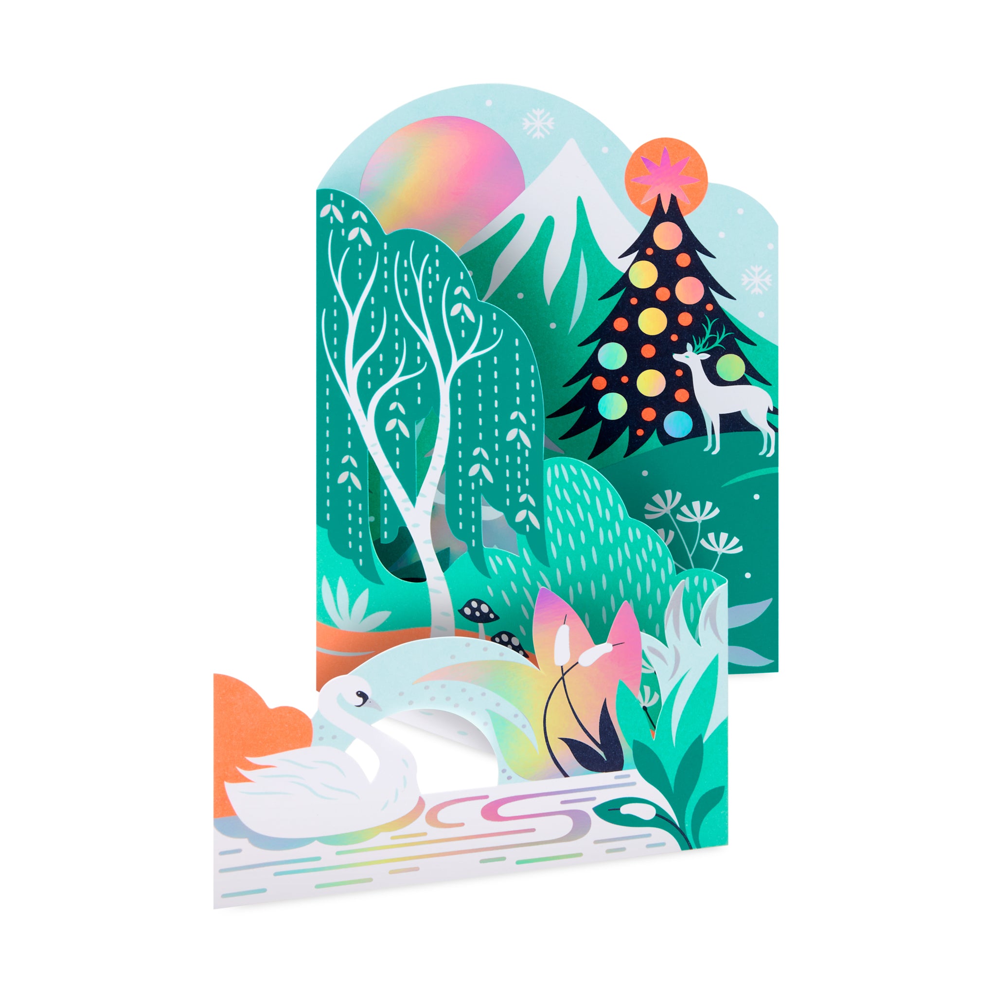 Alpine Glade Handcrafted 3D Pop-Up Greeting Cards - Set of 8