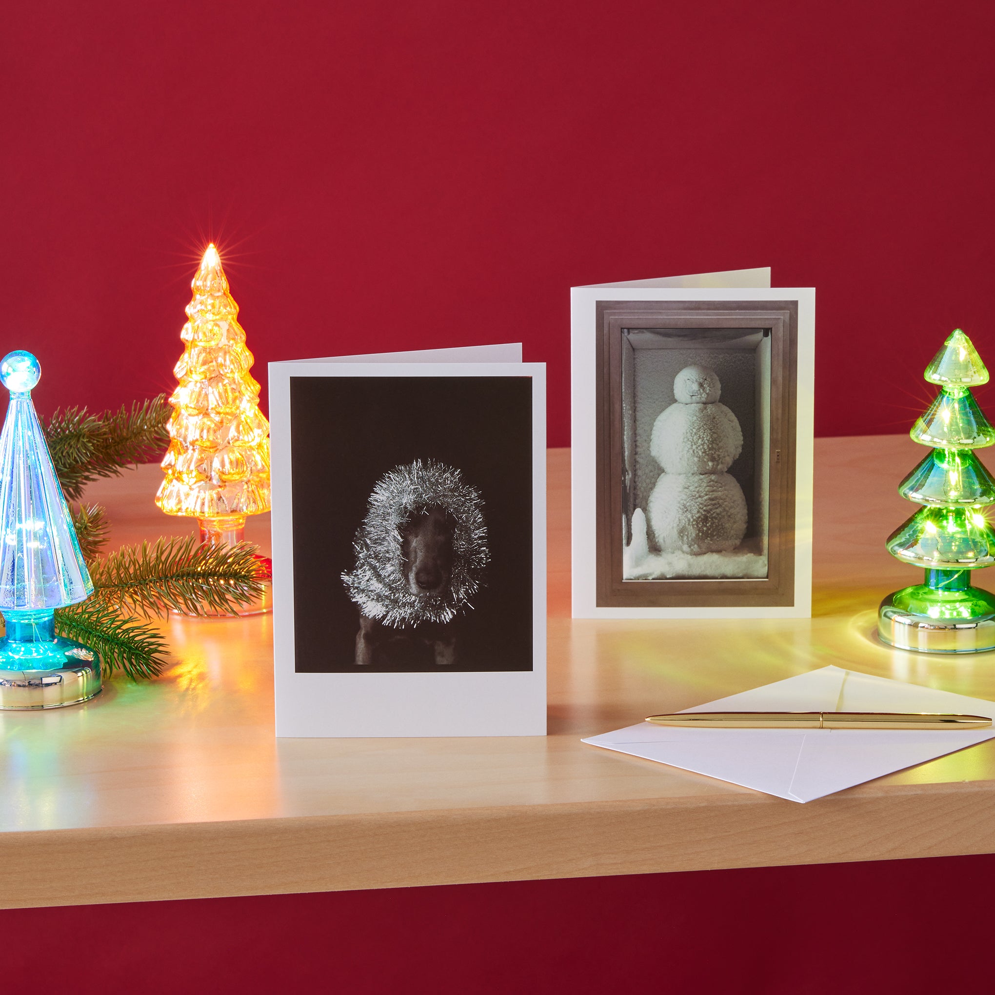 Peter Fischli and David Weiss Snowman Holiday Card Set - 12 Cards