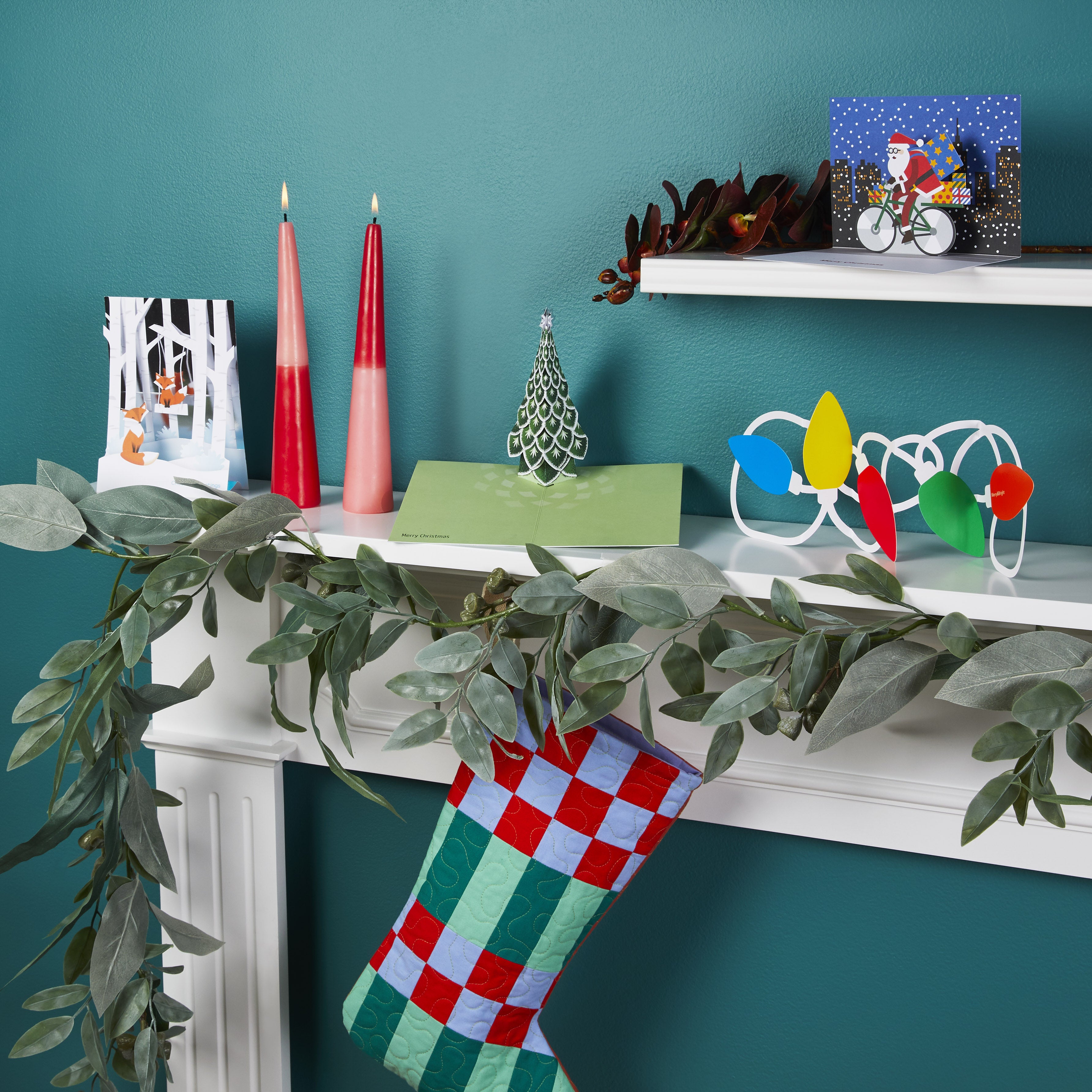 Shimmering Christmas Pop-Up Cards - MoMA Set of 8