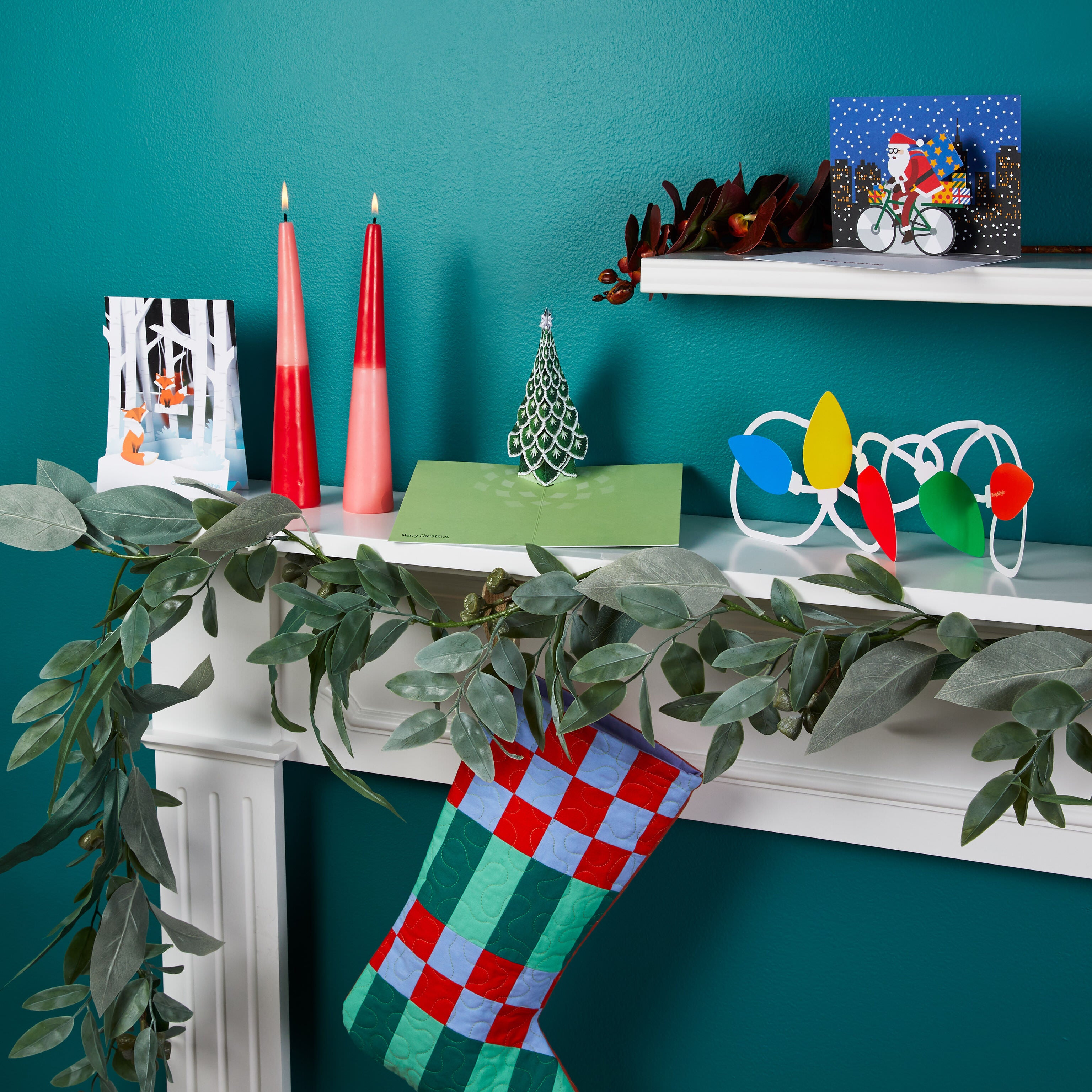 Shimmering Christmas Pop-Up Cards - MoMA Set of 8