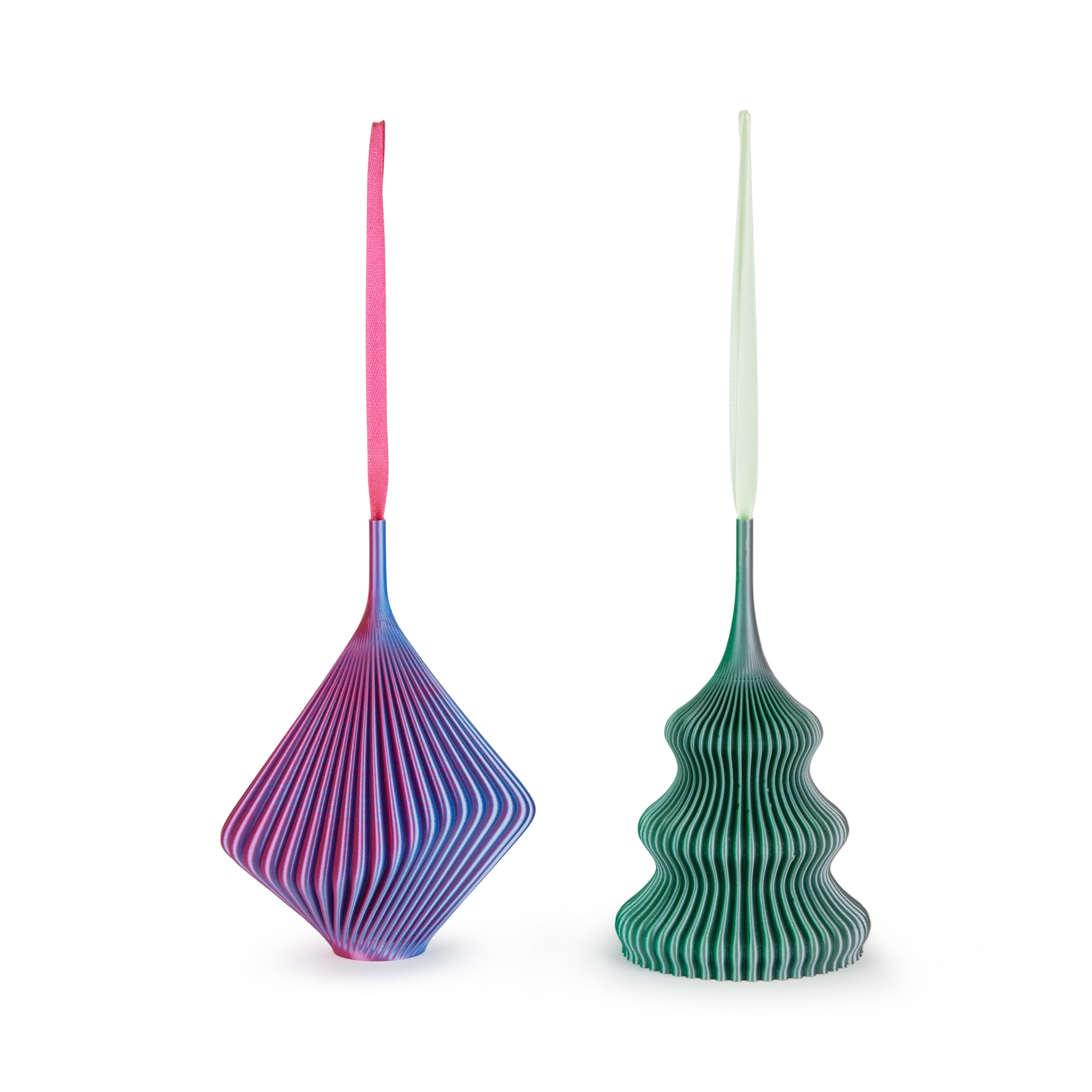 Eco-Friendly 3D-Printed Holiday Ornaments by Sheyn – Set of 2