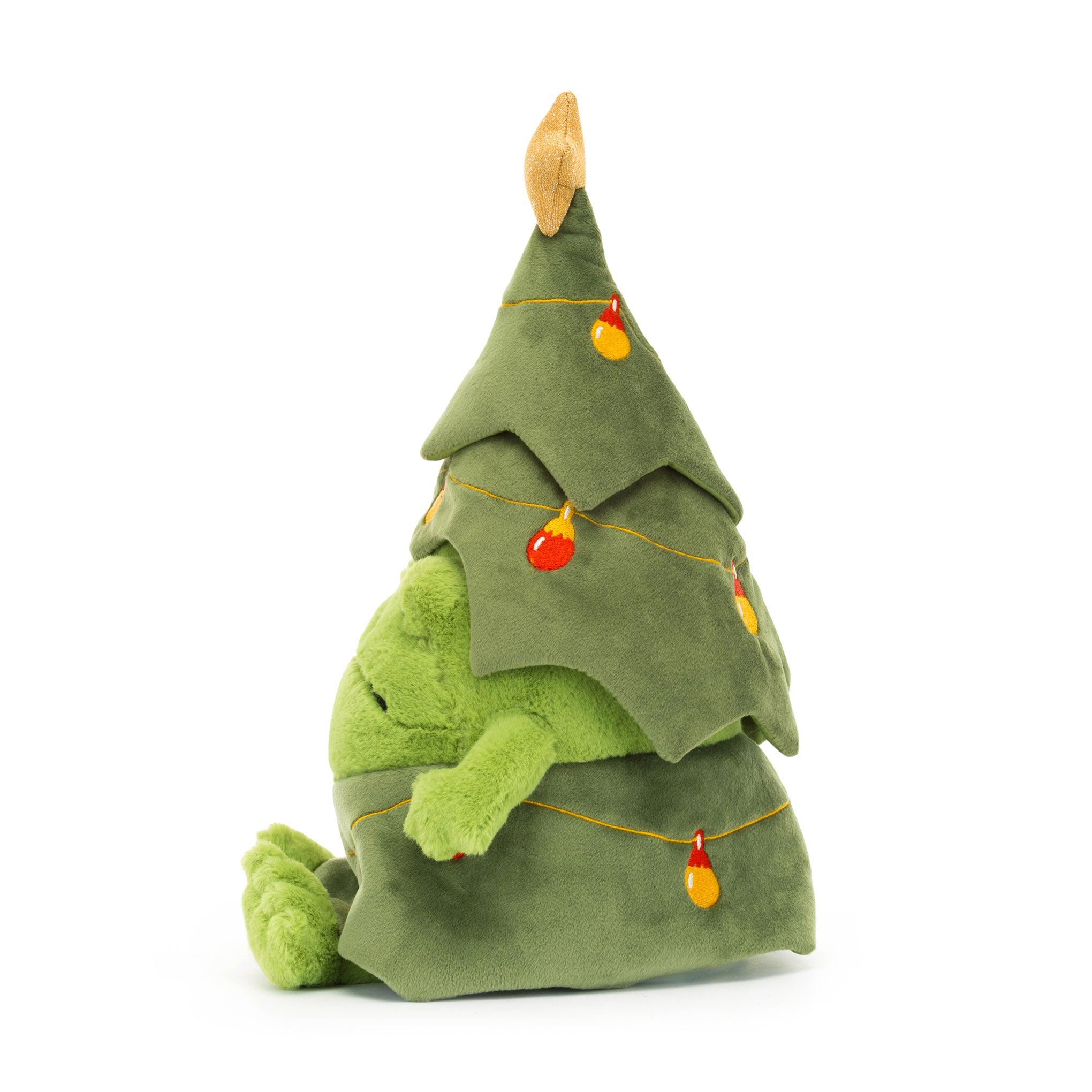 Jellycat Ricky Frog Christmas Plush Toy 10" Holiday Decor