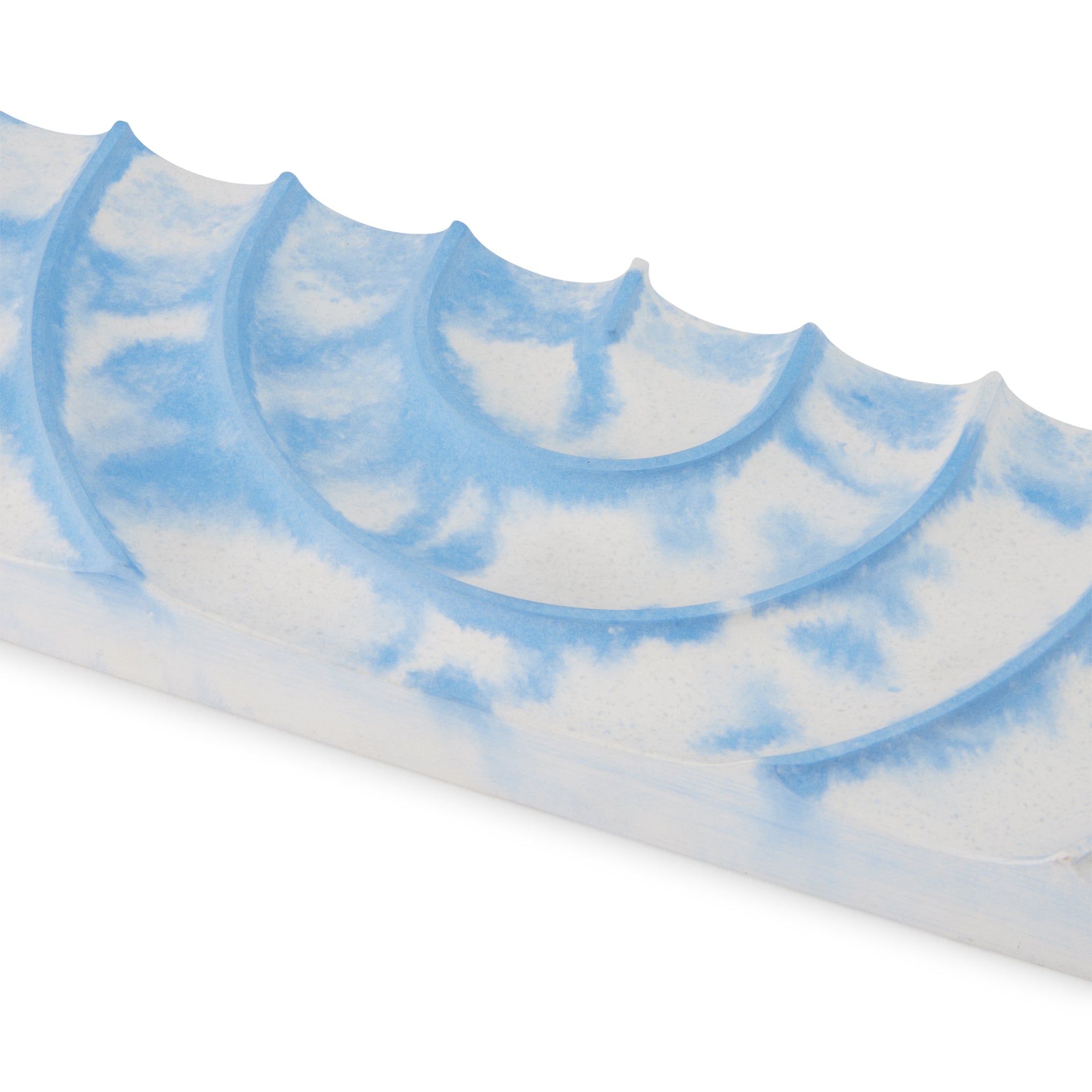 Concrete Marble-Pattern Menorah for Hanukkah - Industrial Design