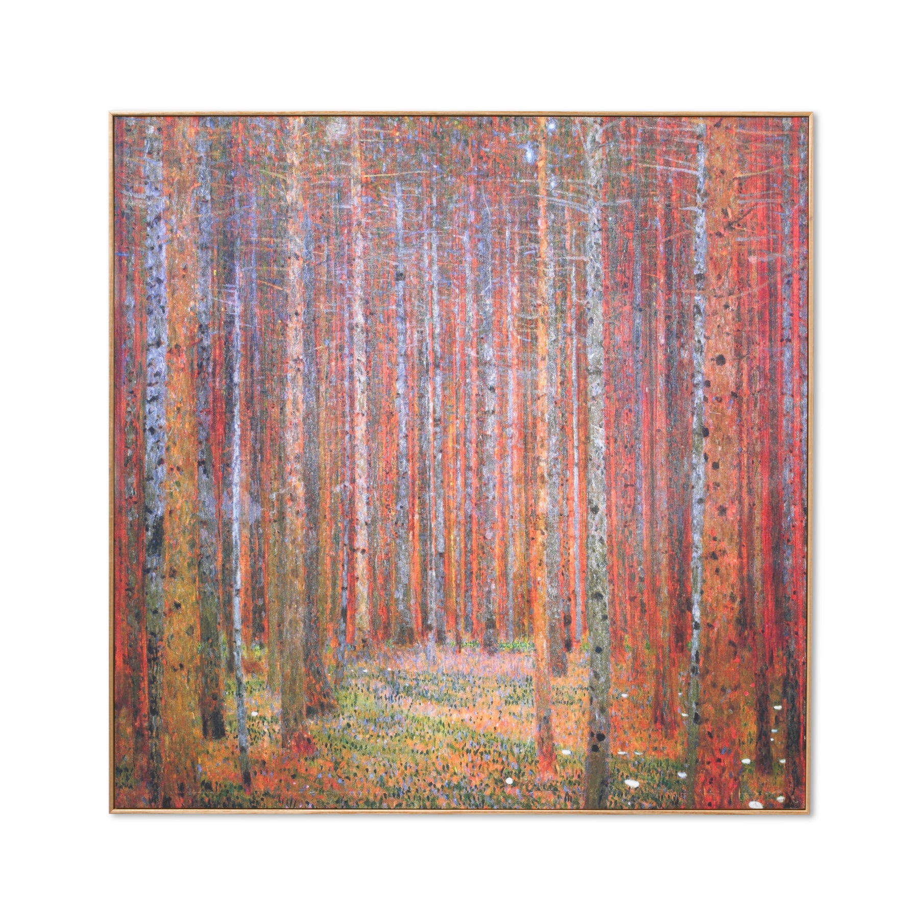 Gustav Klimt Tannenwald I Framed Art Print - Sustainable Ash Wood Frame