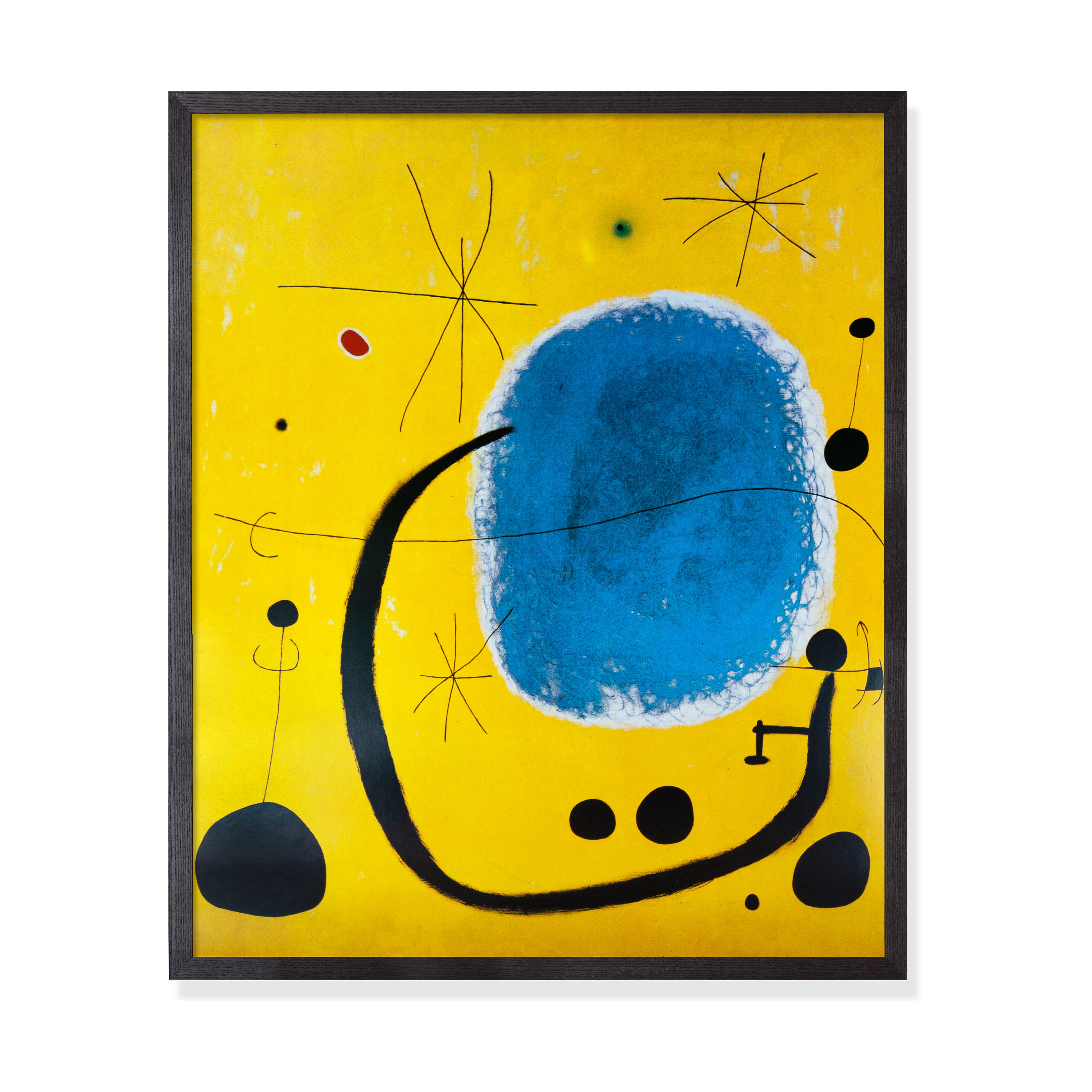 Joan Miró L'Oro dell'Azzurro Framed Art Print