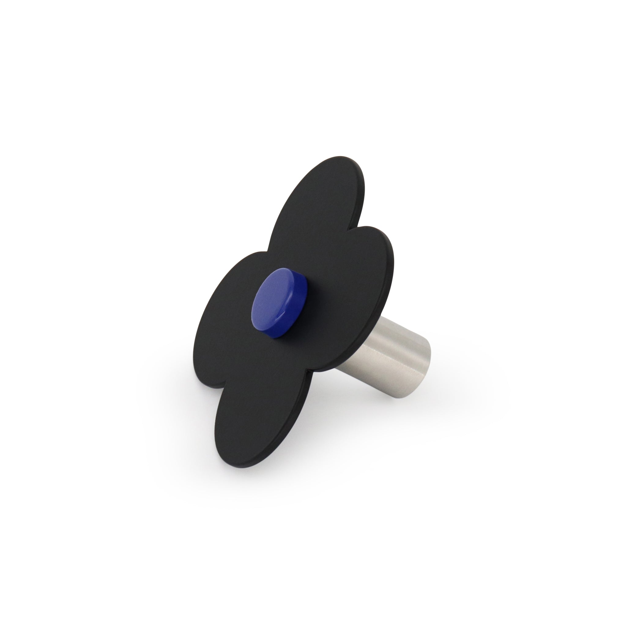 Handcrafted Shapes Wall Hook by Blue Balcony - Black