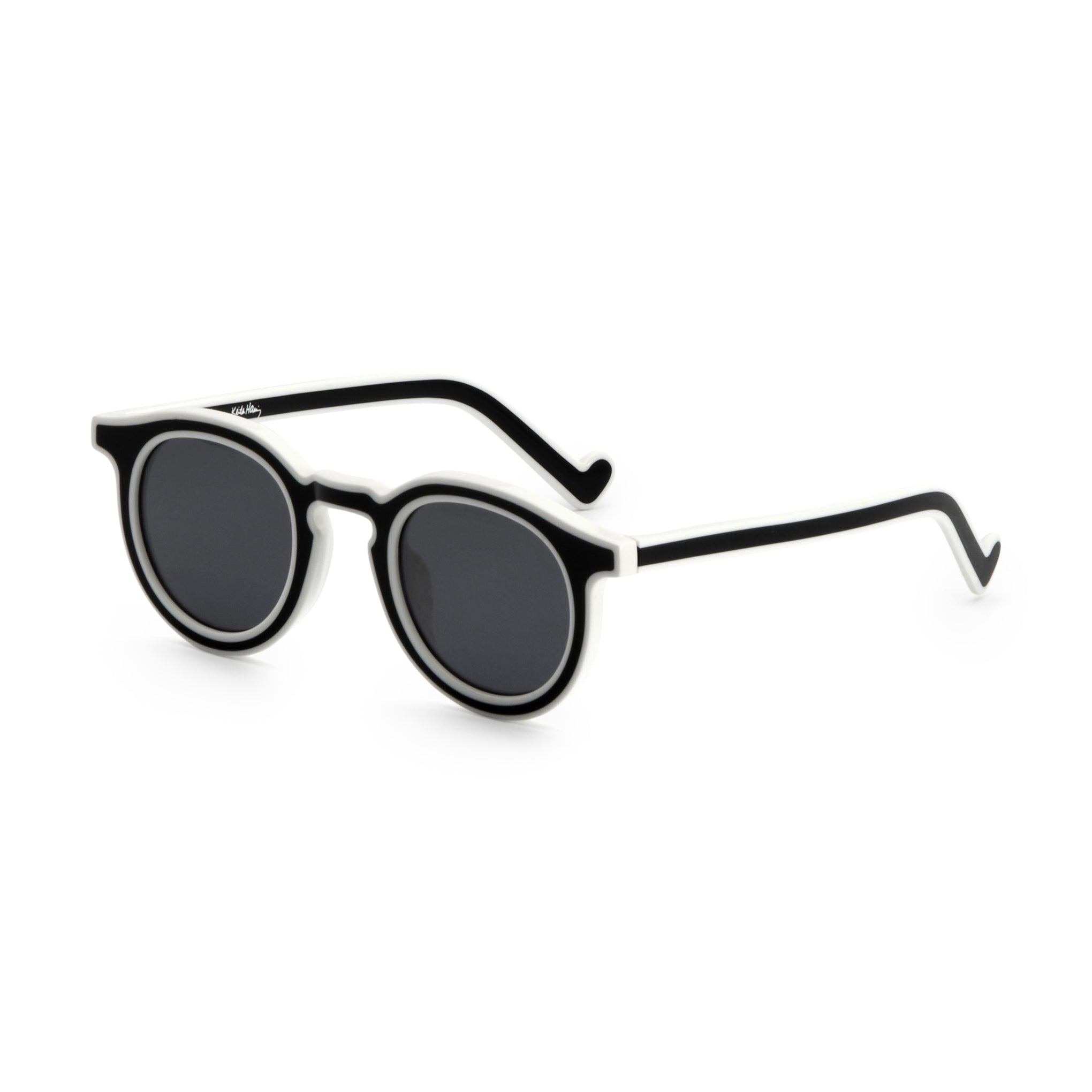 Keith Haring Art Sunglasses - Black & White Eco-Friendly Acetate