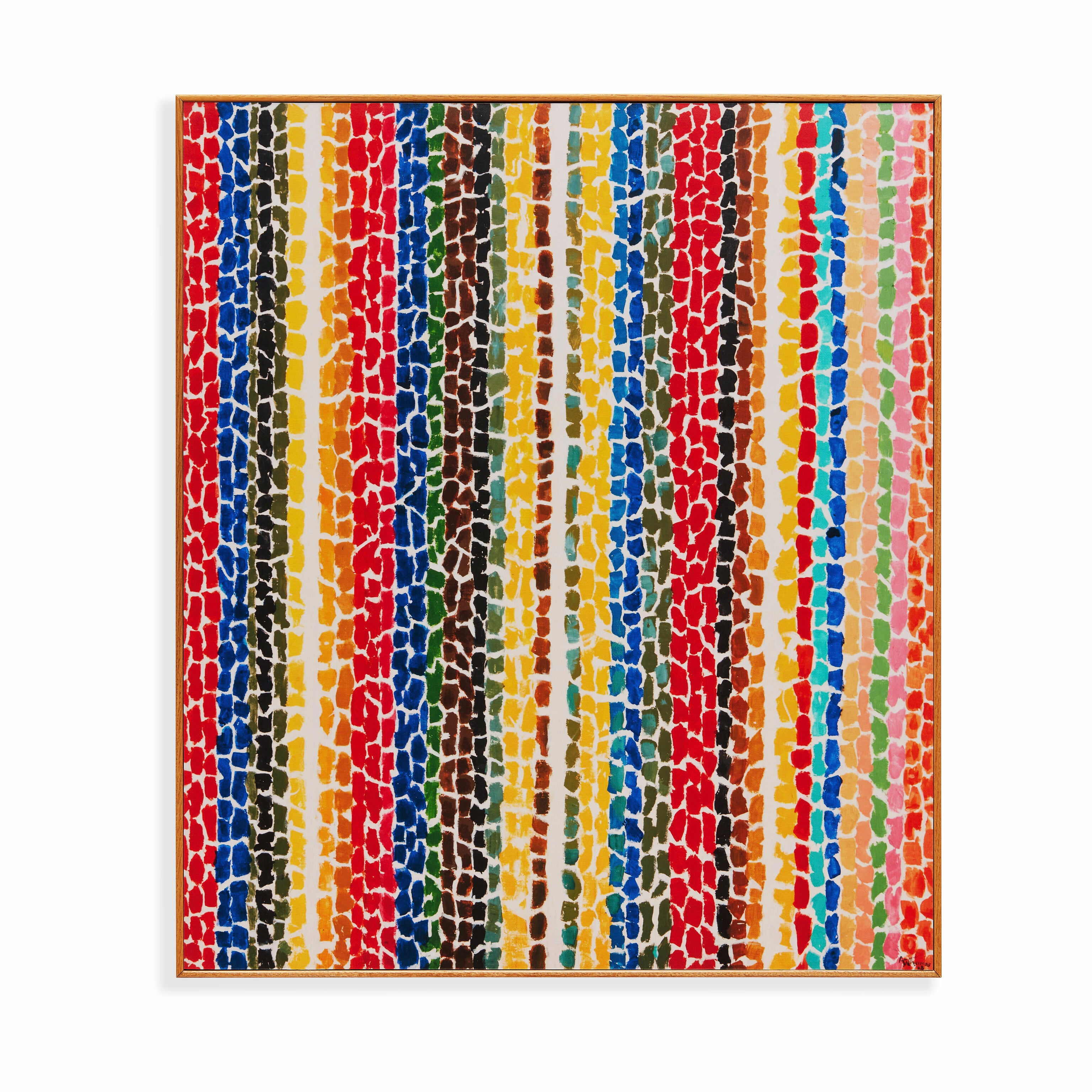 Alma Woodsey Thomas Framed Art Print - Breeze Rustling Through Fall Flowers