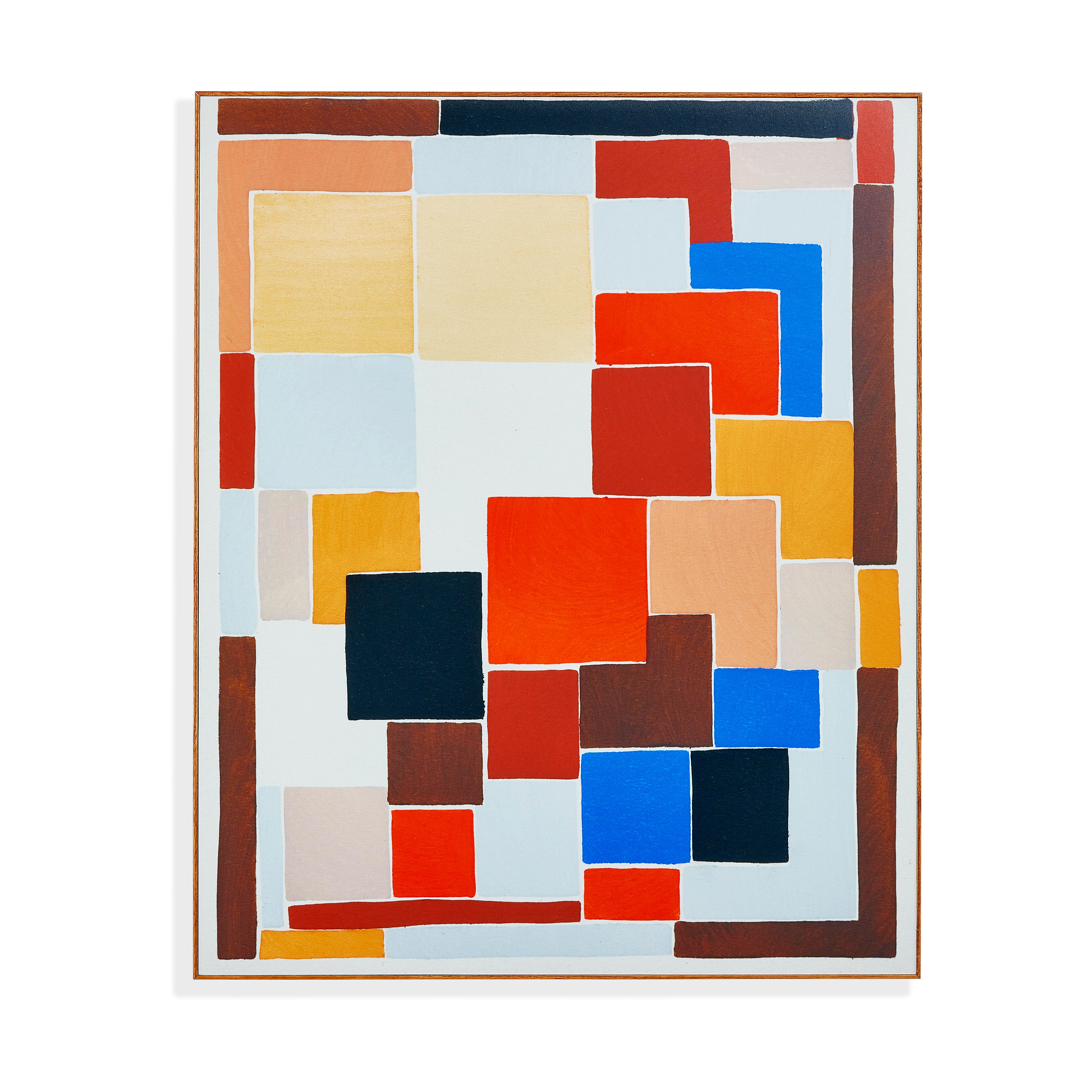 Sonia Delaunay Plate 36 Art Print Framed in Ash