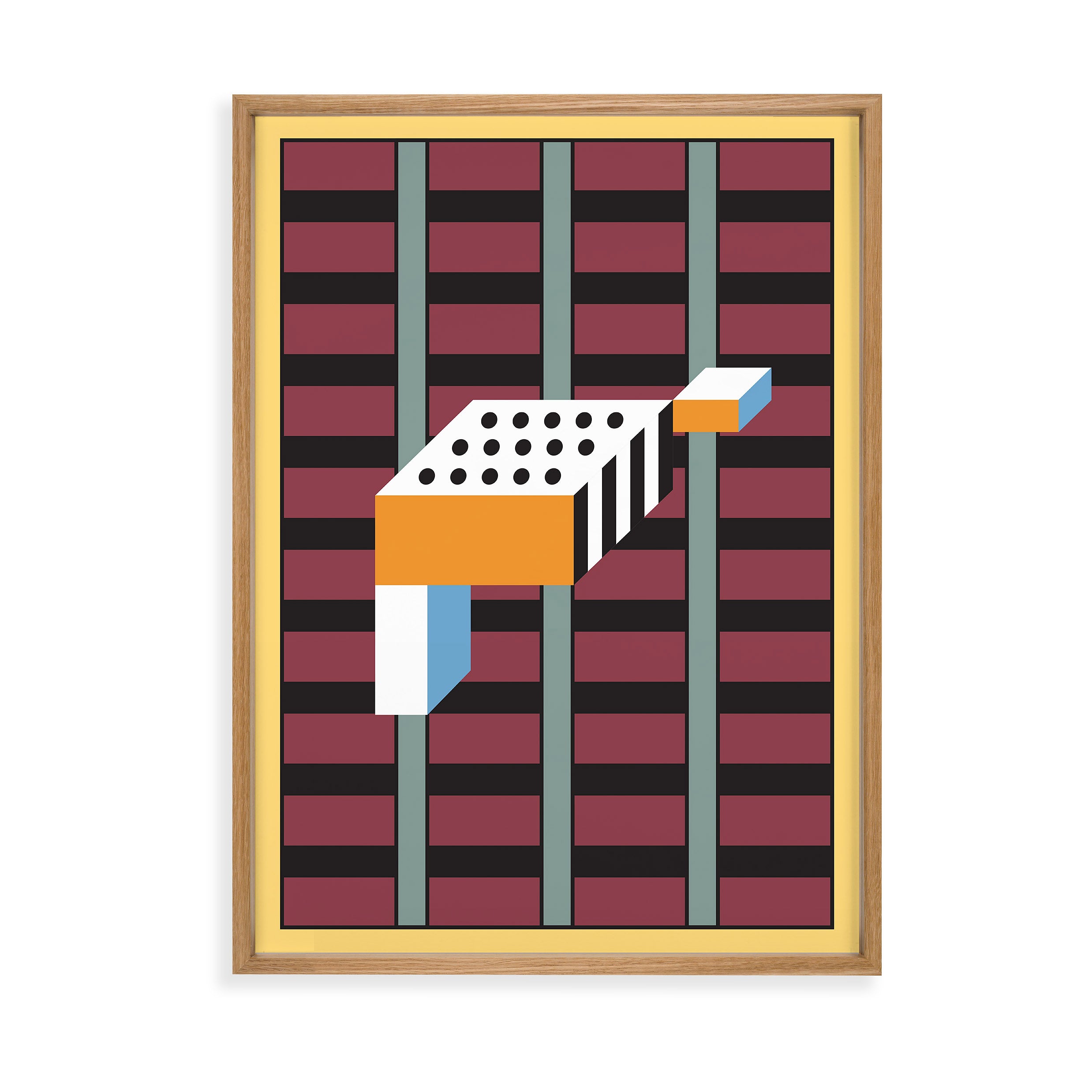 Nathalie Du Pasquier Manifesto 01 Framed Art Print - MoMA Collection