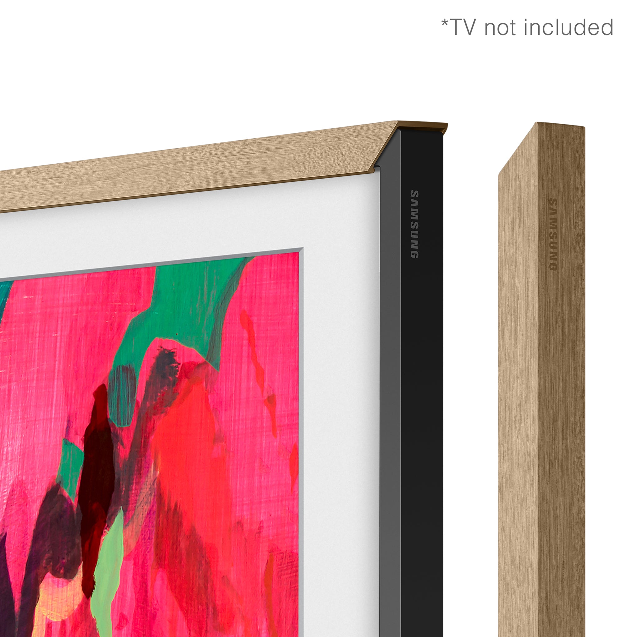 Magnetic Bezels for Samsung The Frame Pro Neo QLED 4K TV - Teak