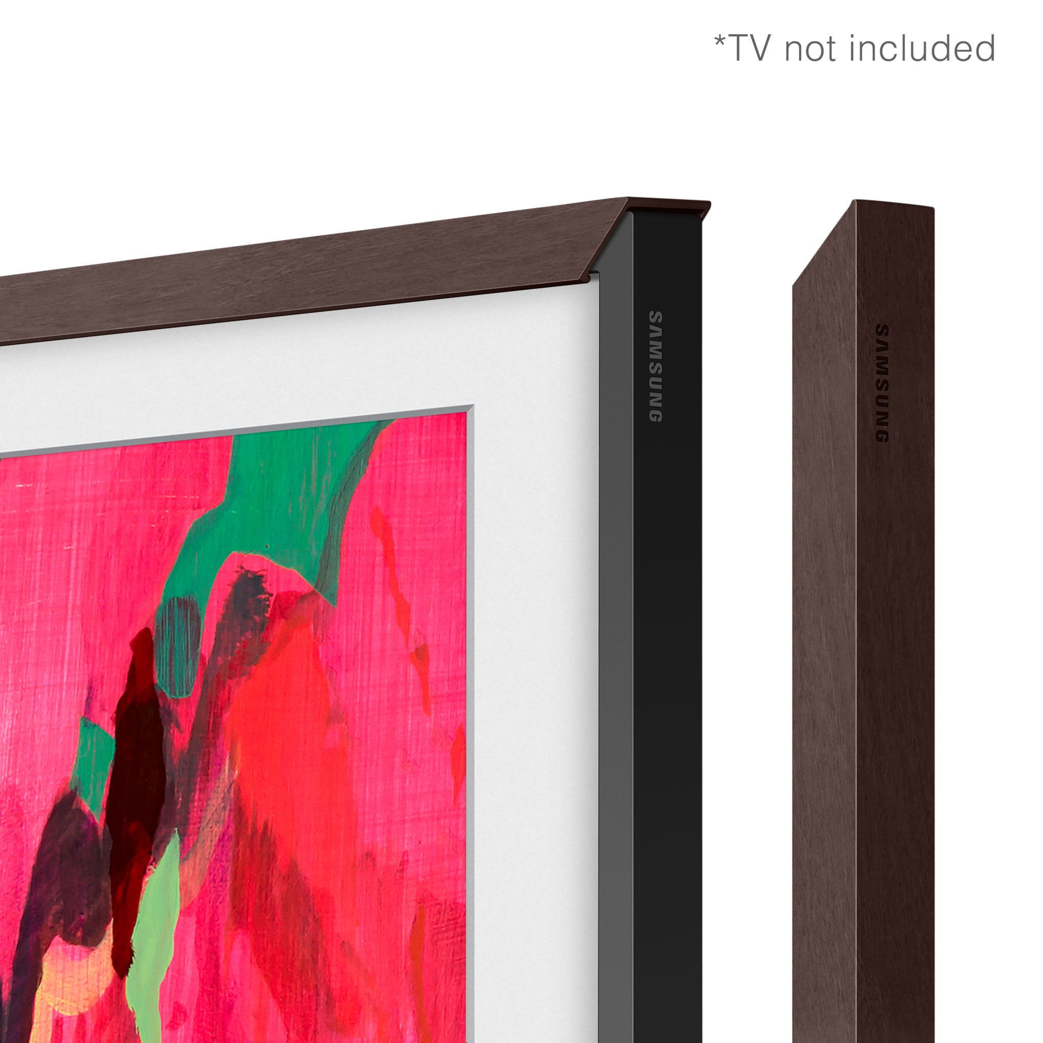 Brown Magnetic Bezels for Samsung The Frame Pro Neo QLED 4K TV