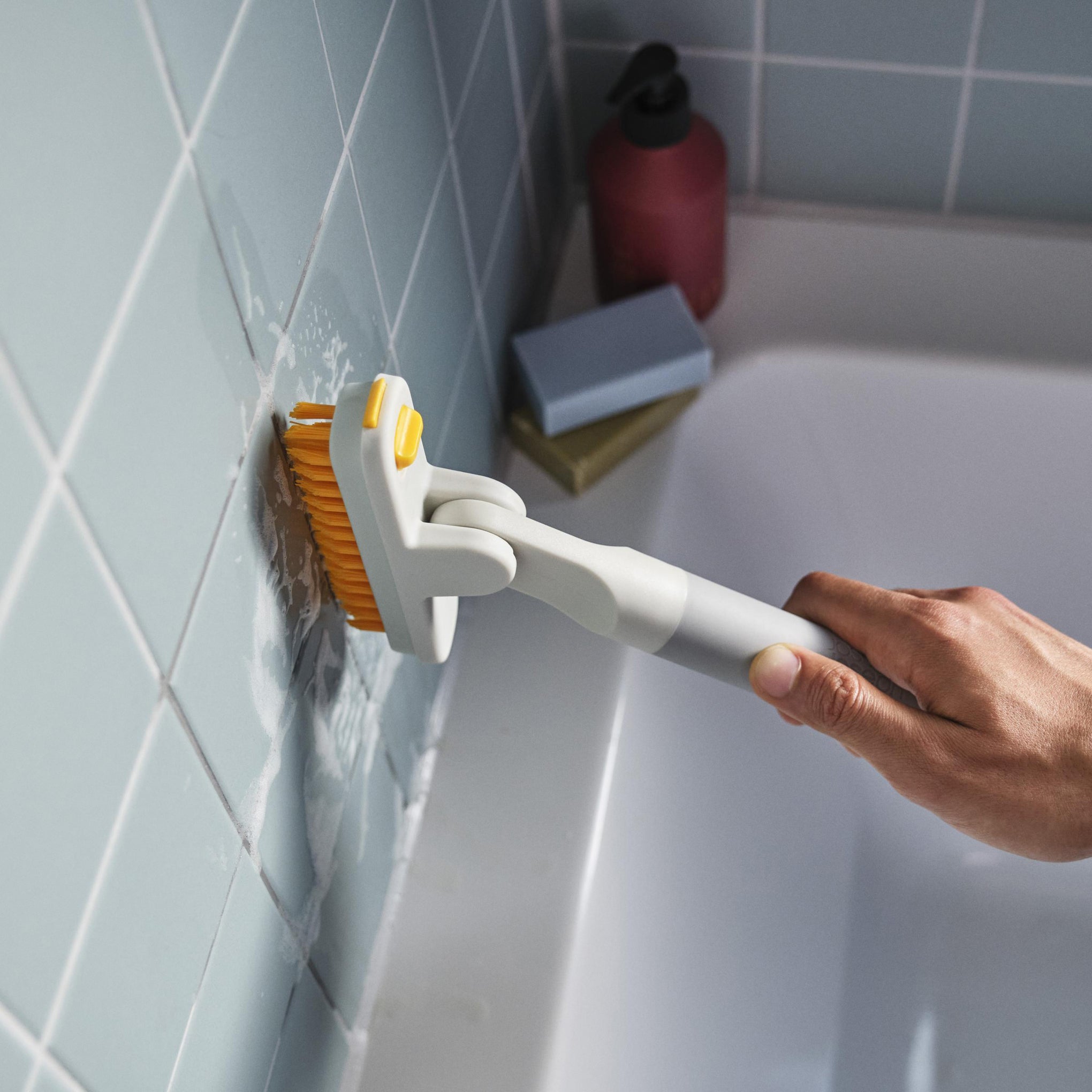Compact Cleaning Set with Telescopic Pole & Multi-Function Tools