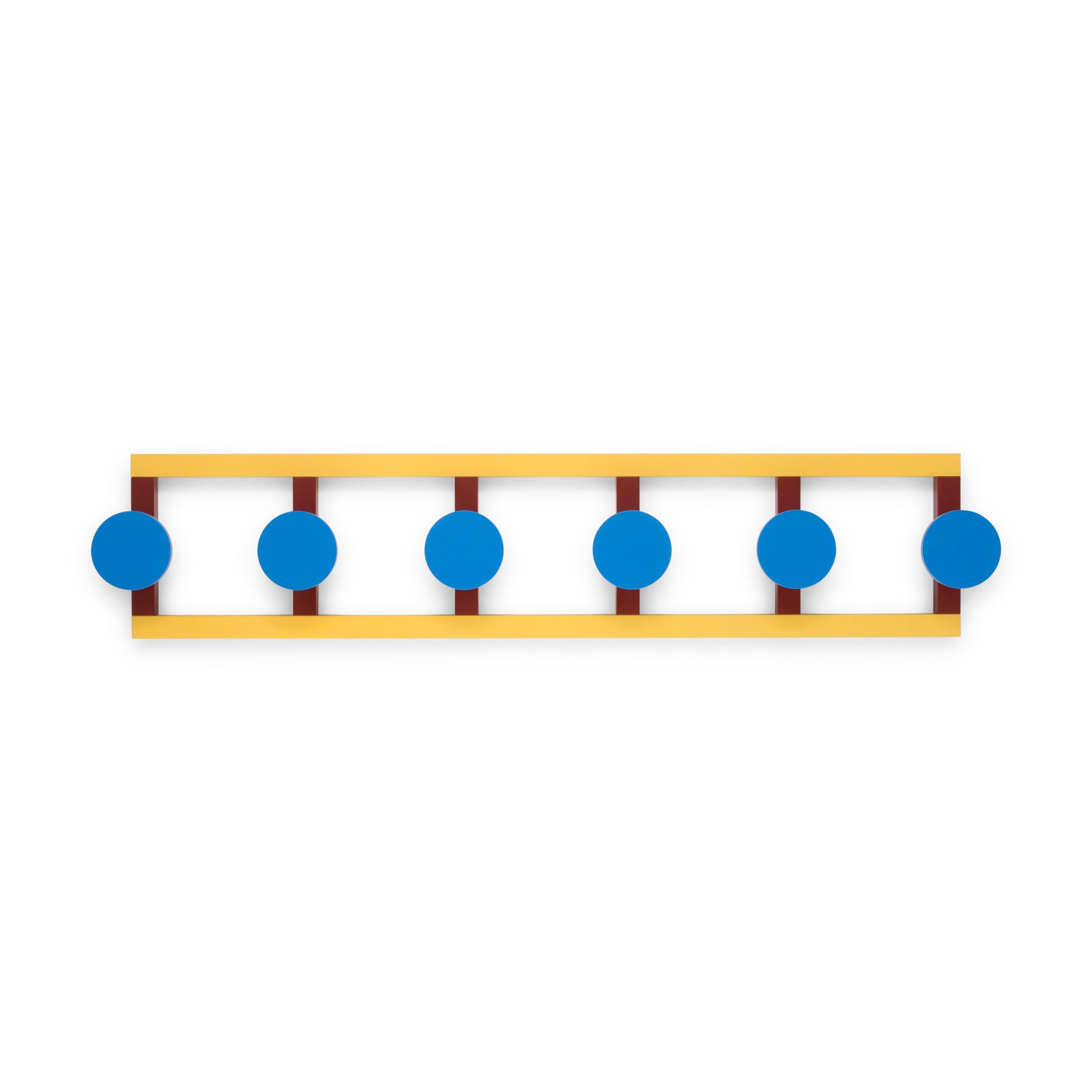 Raawii Large Coat Rack with Colorful Hooks by Nathalie Du Pasquier
