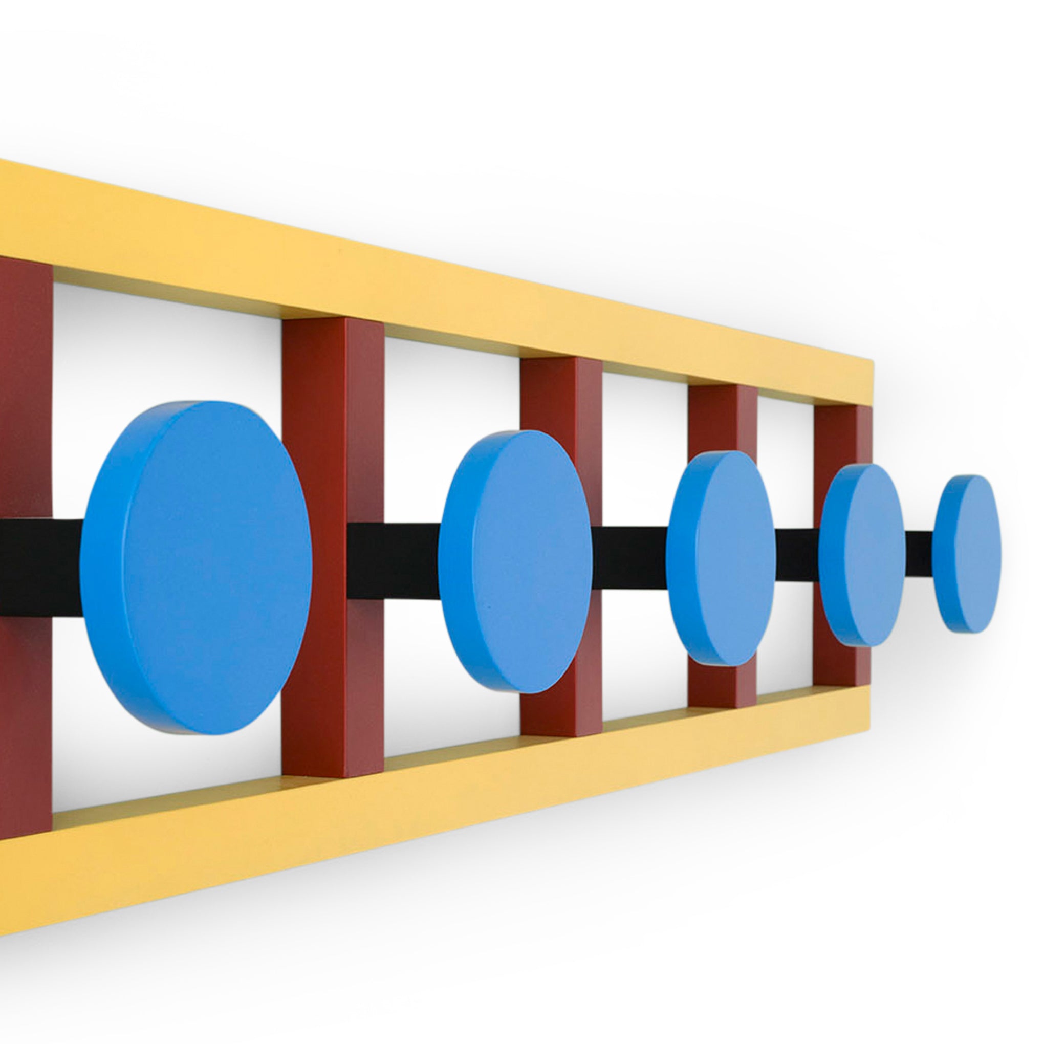 Raawii Large Coat Rack with Colorful Hooks by Nathalie Du Pasquier