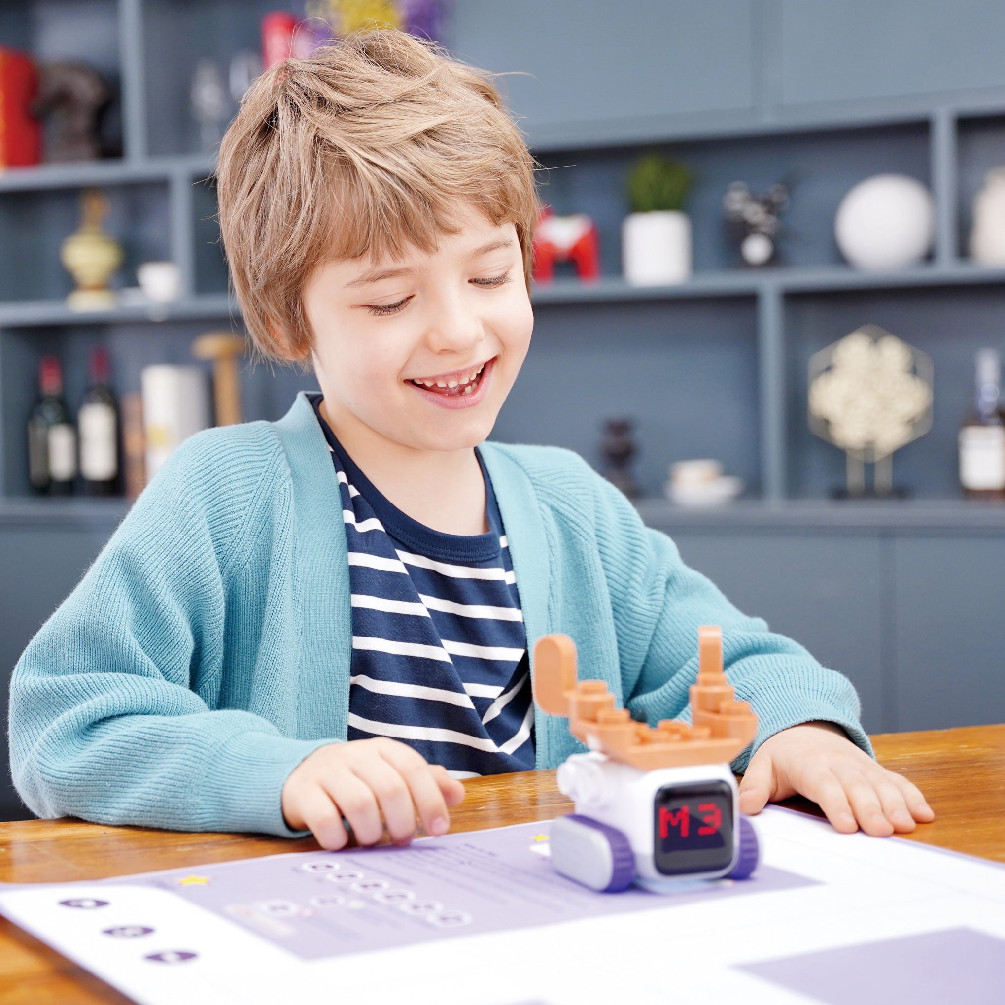 Mini Coding Robot for Kids - Screen-Free STEM Learning Toy Ages 3+