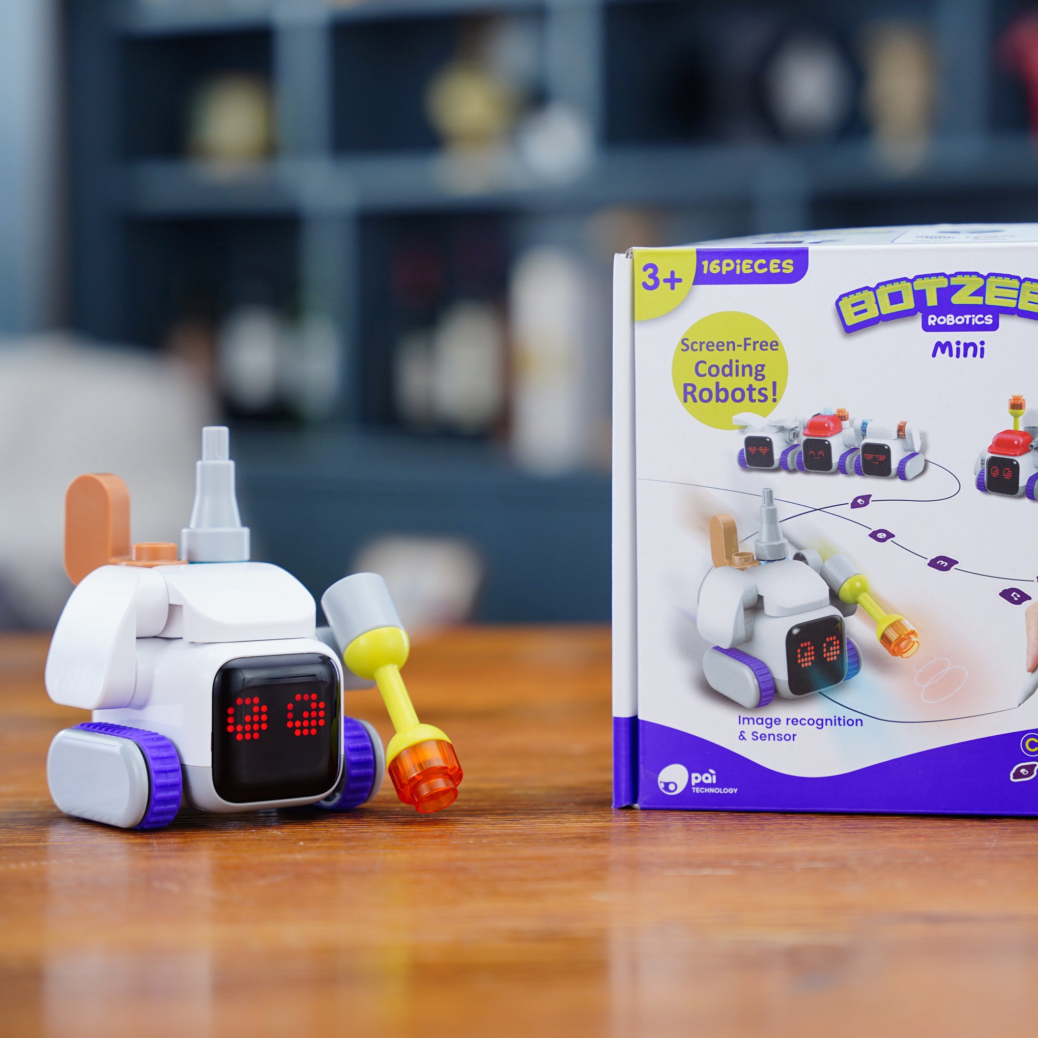 Mini Coding Robot for Kids - Screen-Free STEM Learning Toy Ages 3+