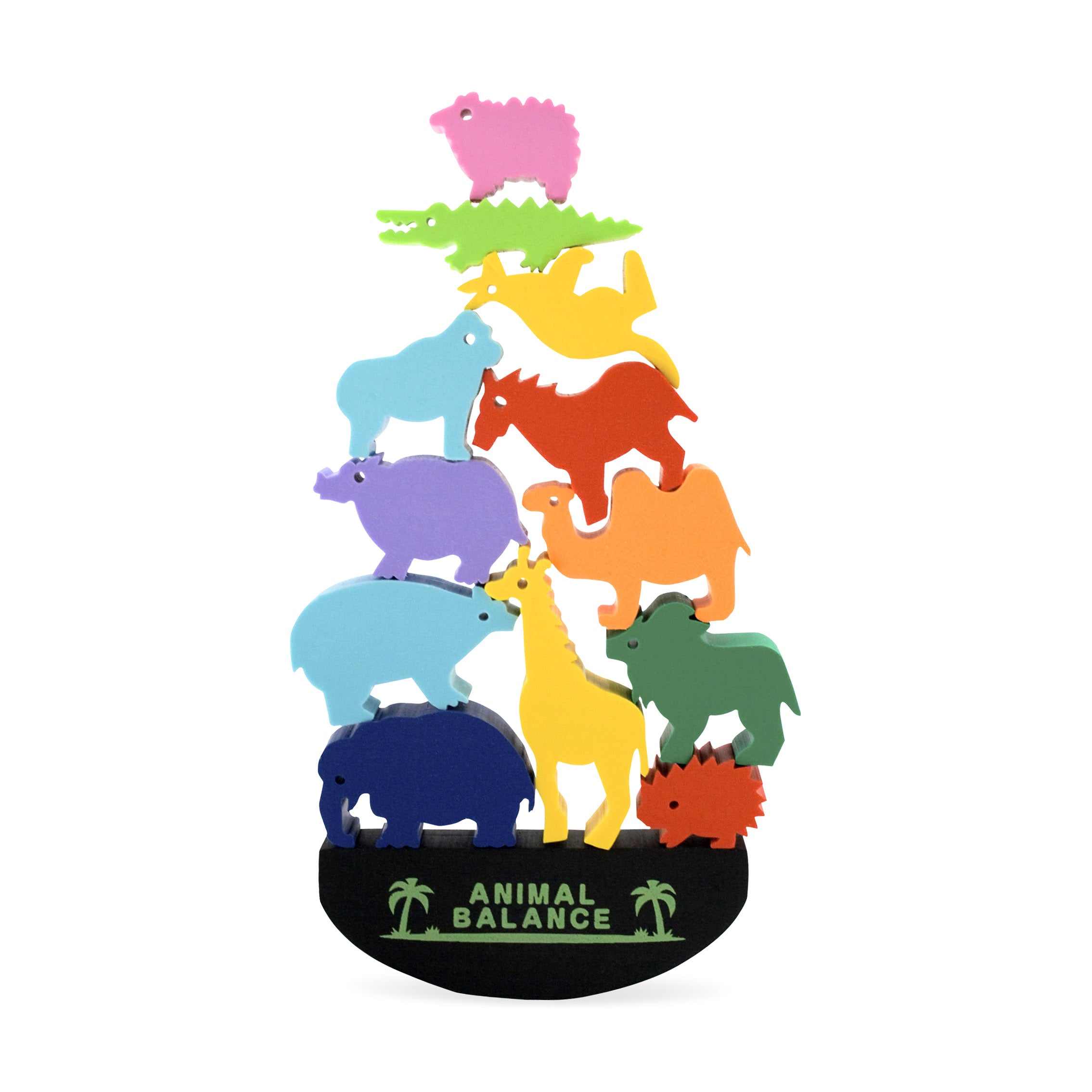 Animal Shaped Balance Erasers - Fun Stacking Game for Kids (Ages 3+)