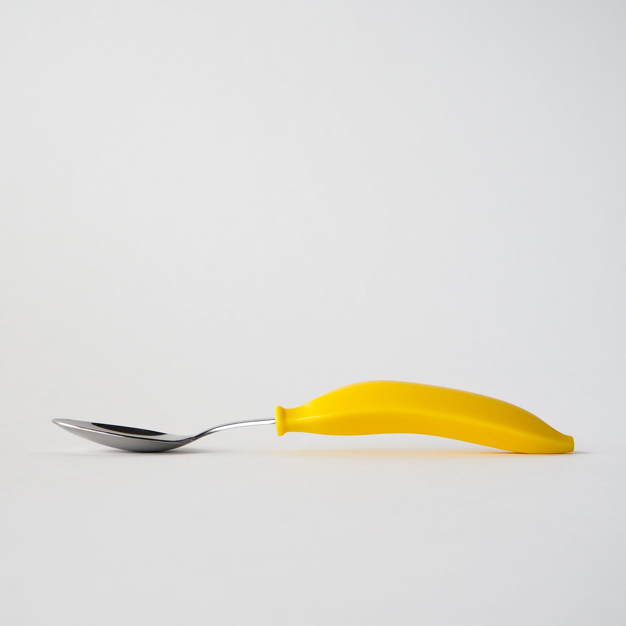 Banana-Shaped Kids Cutlery Set - Stainless Steel Spoon & Fork